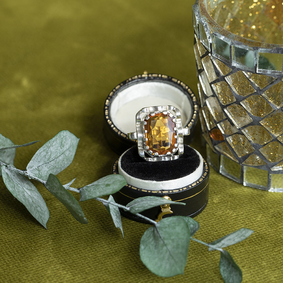 Queen's ring 925 - Golden Hour