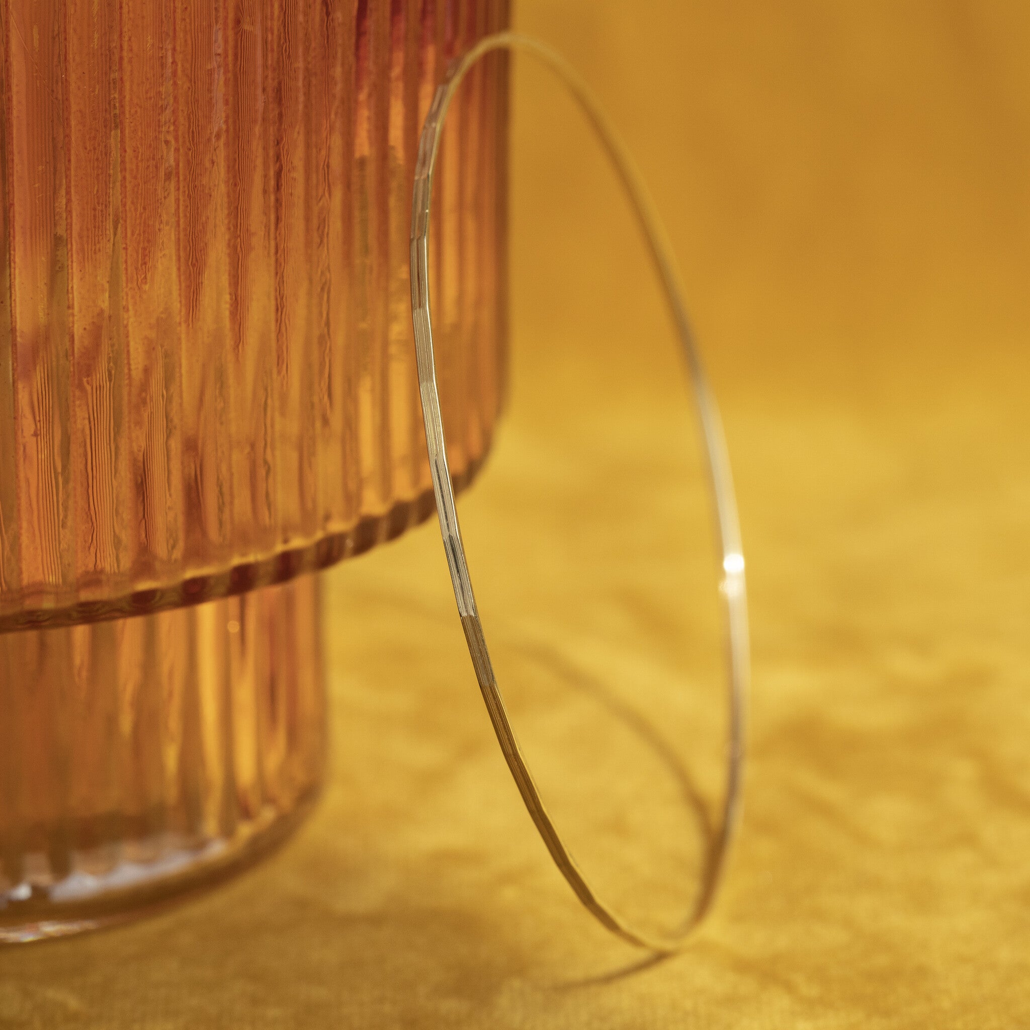 Gold crafted tinkle bracelet 14 krt