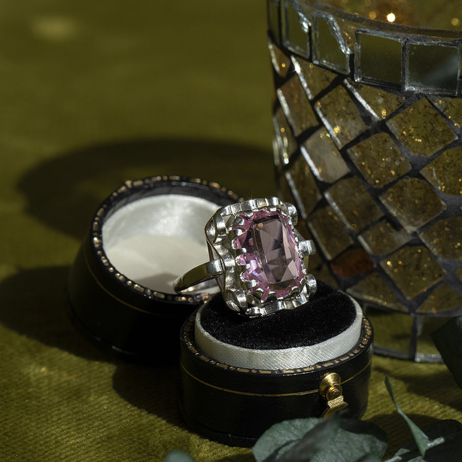 Queen's ring 925 - Pink Sakura