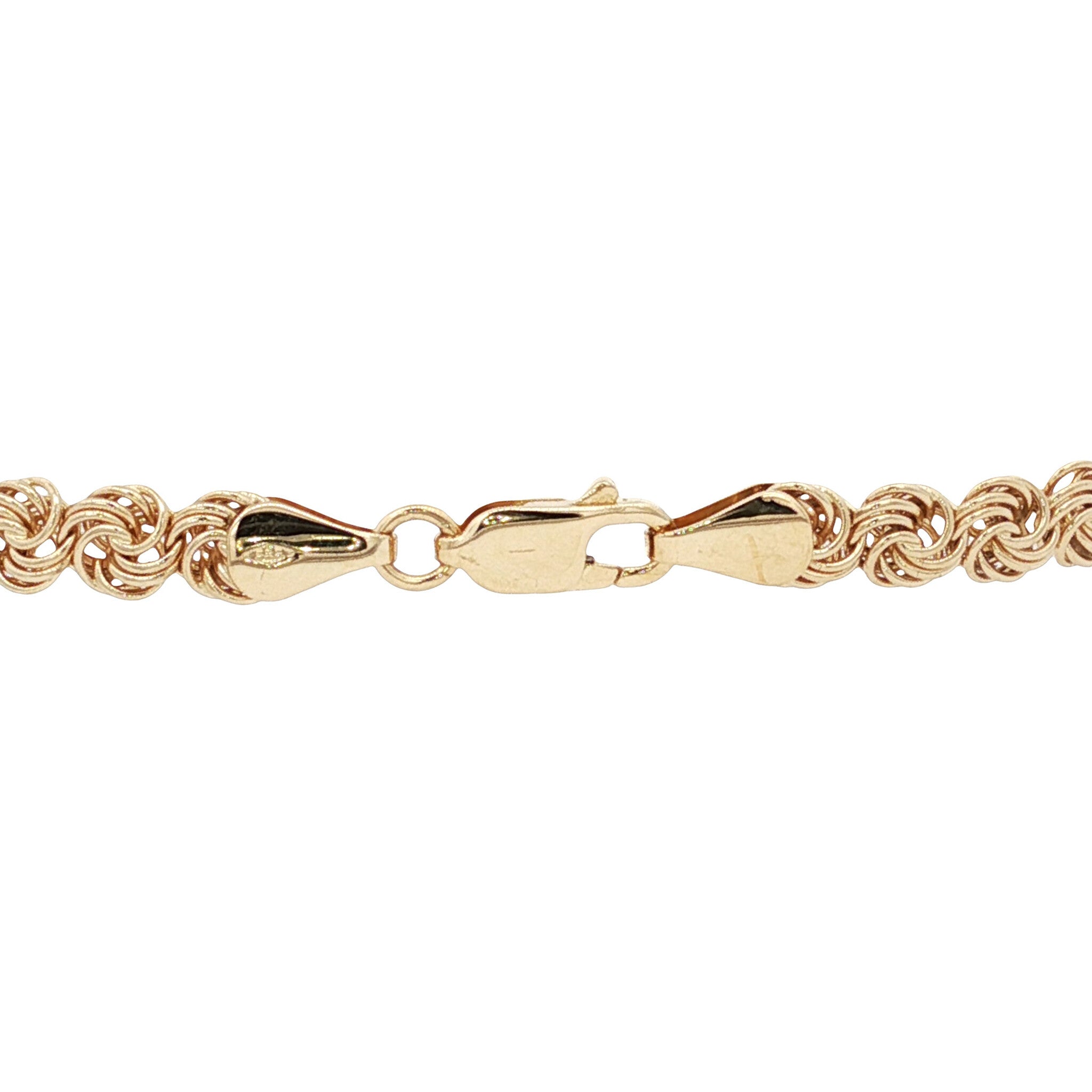 Gold vintage fantasy bracelet 14 kt