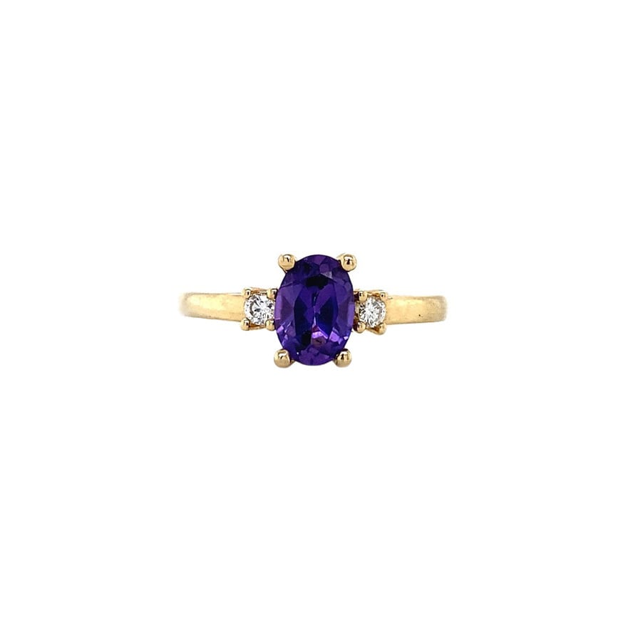 Grace ring 14 krt - Violet