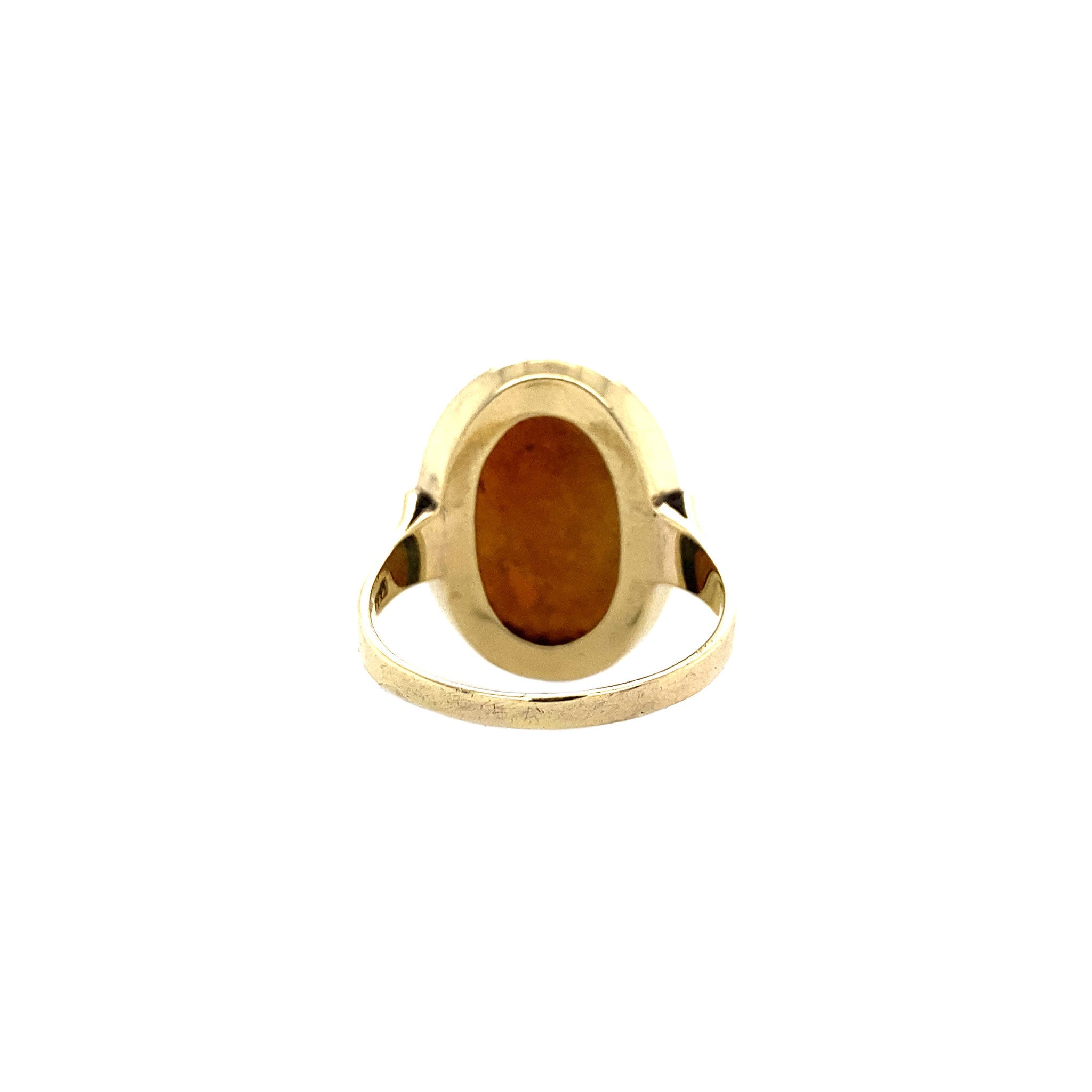 Ring with cameo 8 krt