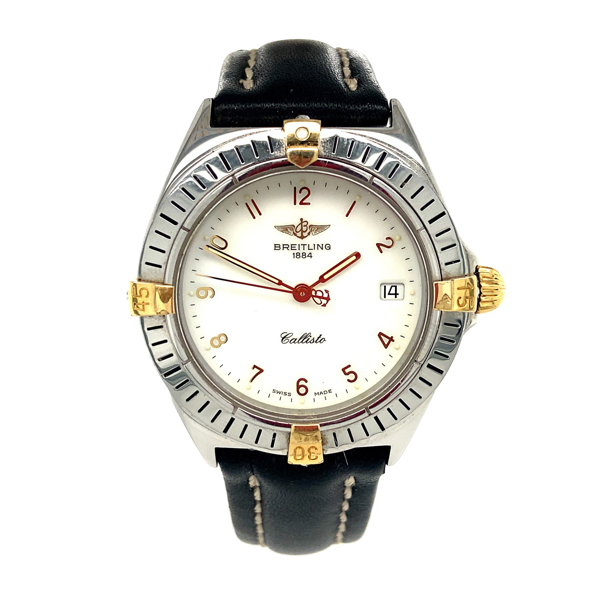 Breitling Callisto horloge 18 krt/staal