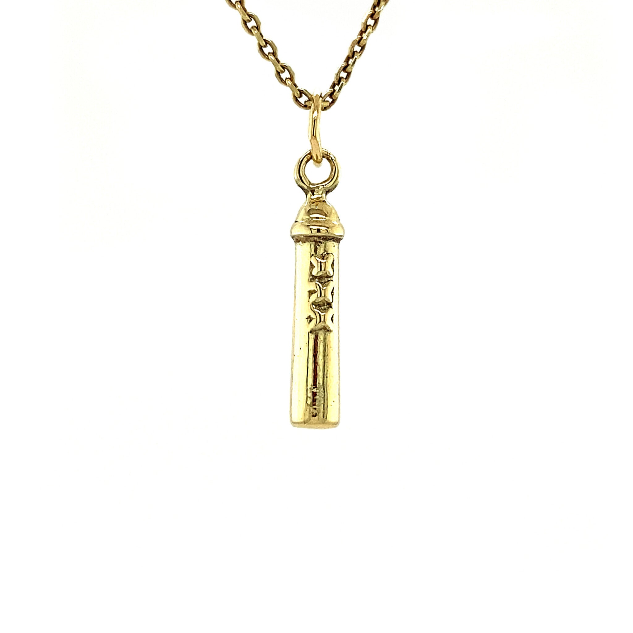 Gold pendant Amsterdammertje 14 krt