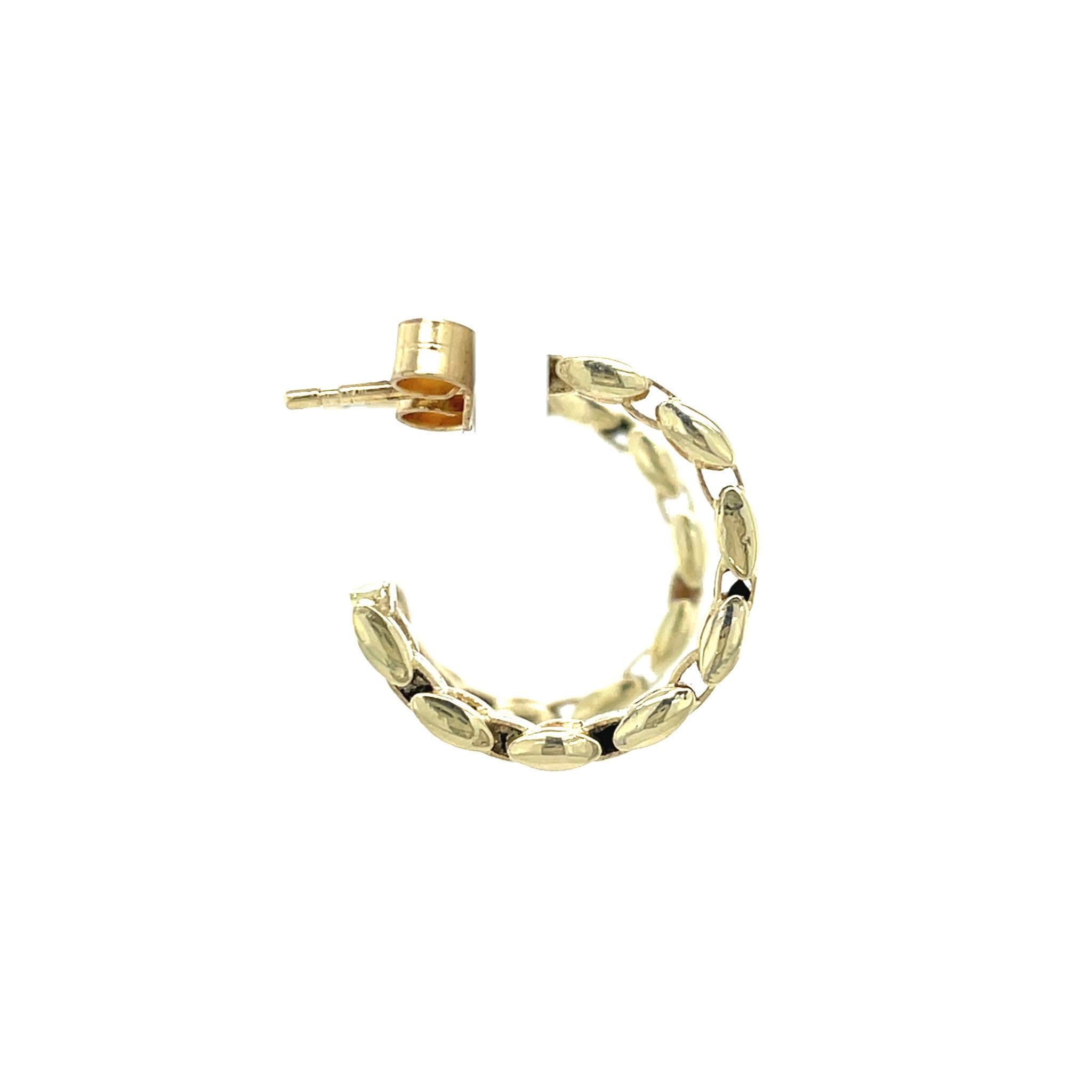 Gouden vintage oorstekers 14 kt