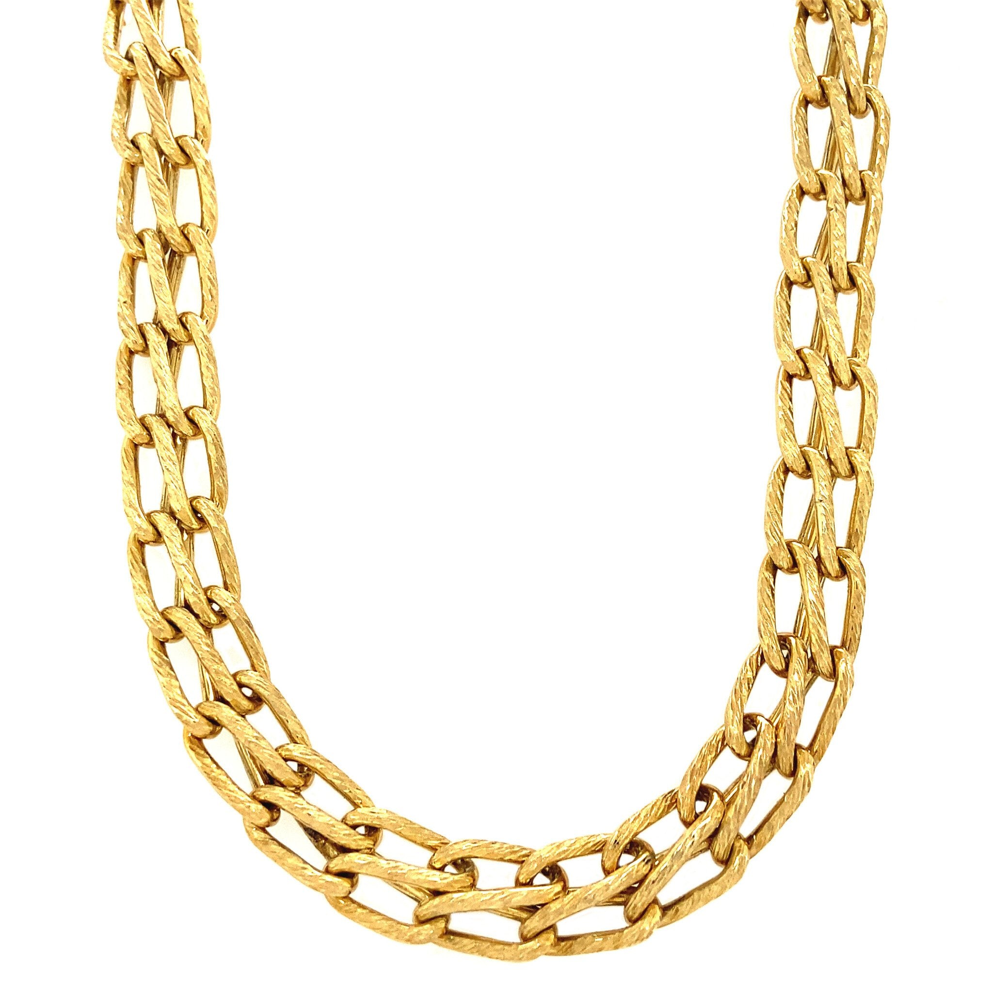 14 kt gold fantasy necklace