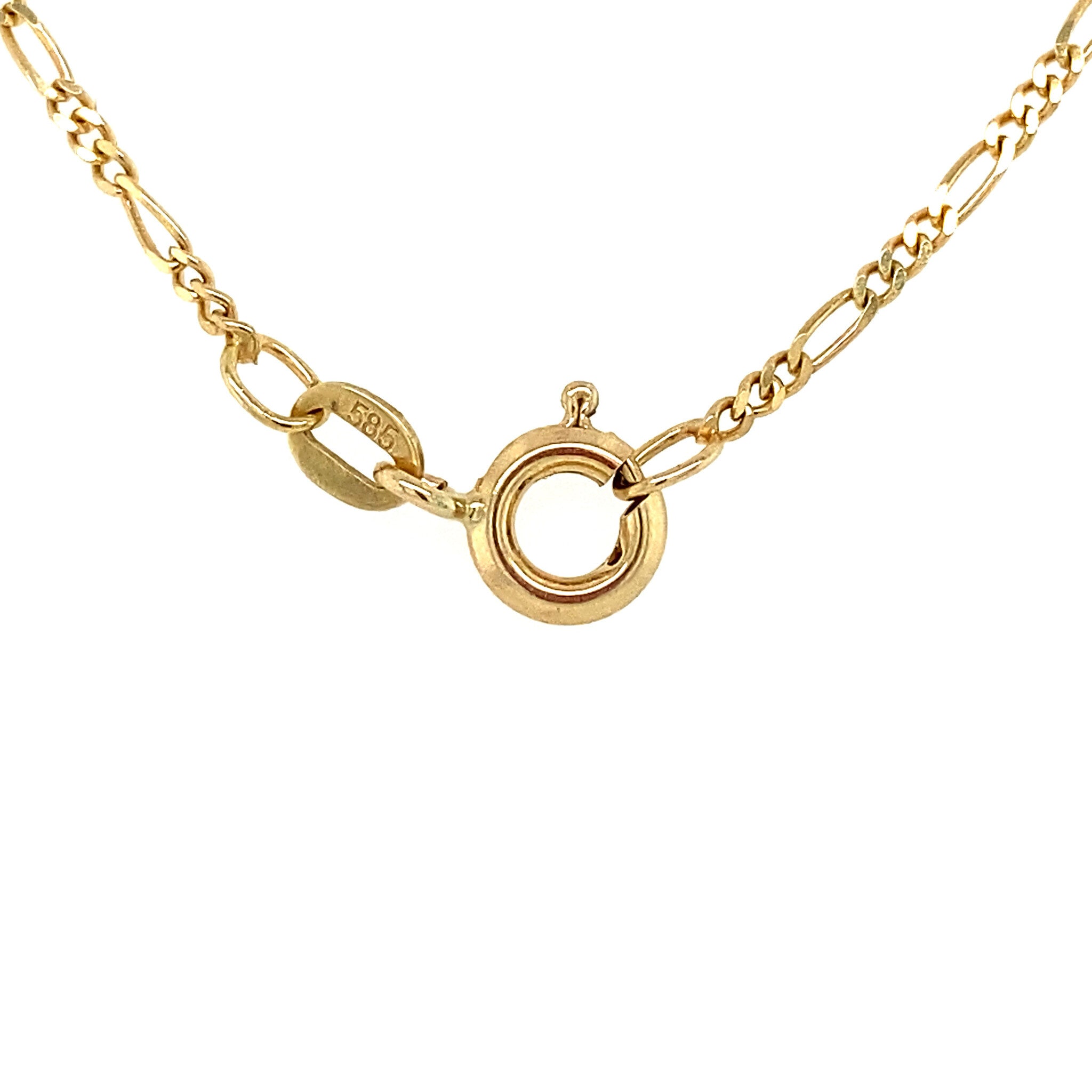 Gouden figaro collier 14 krt