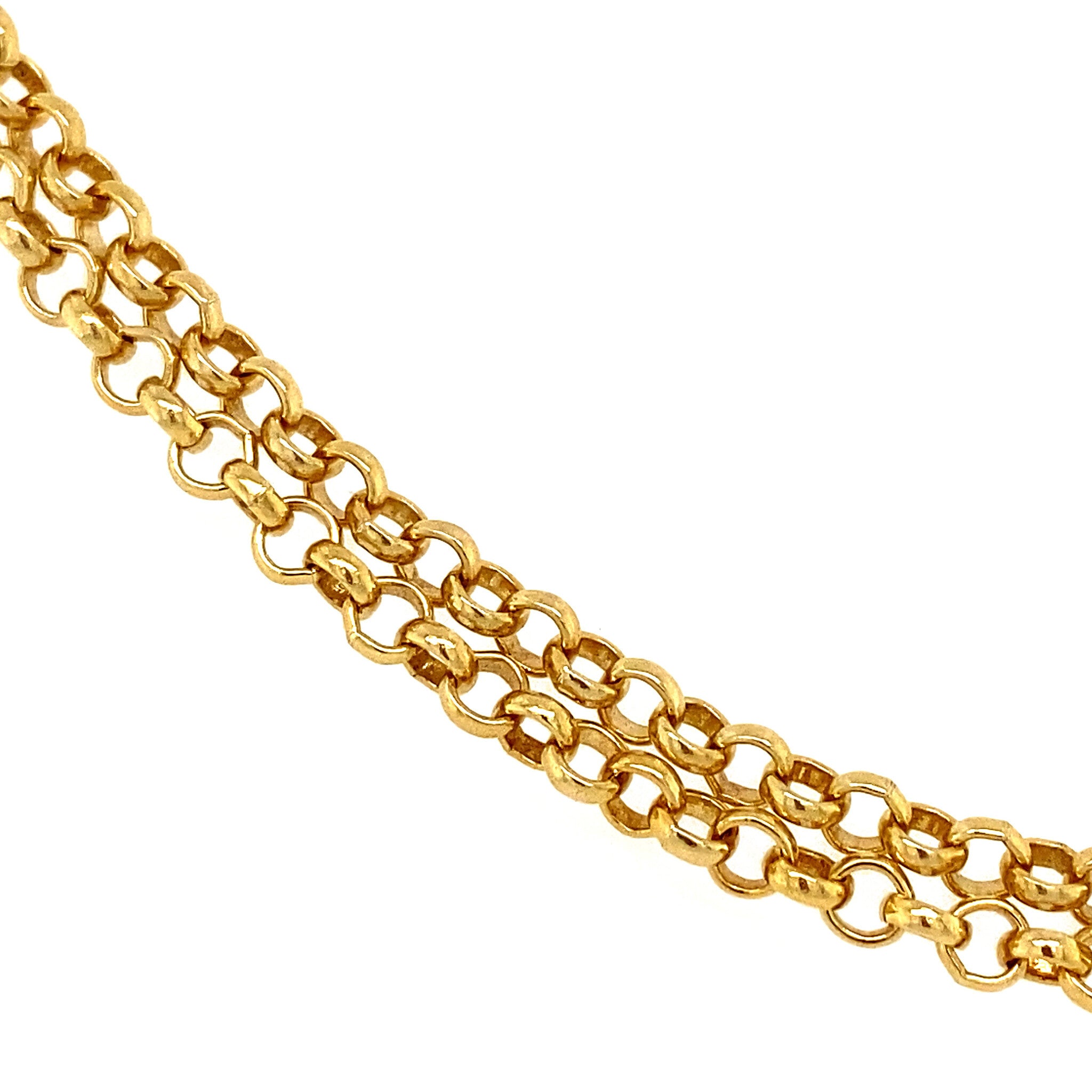 Gouden jasseron collier 14 krt