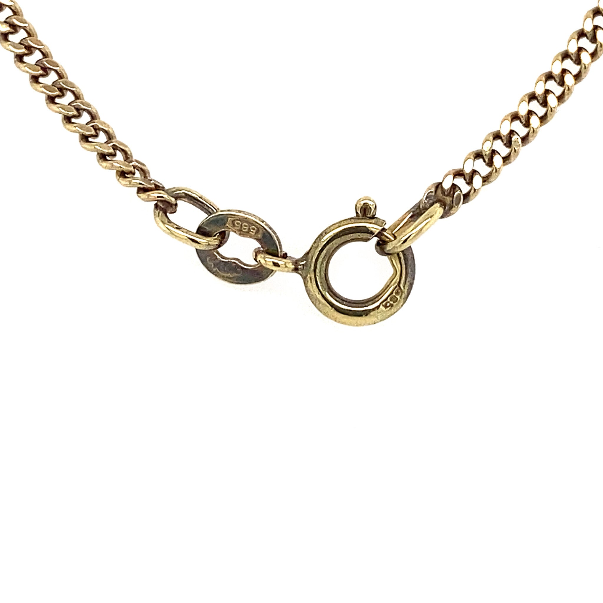 Gouden gourmet lengtecollier 14 krt