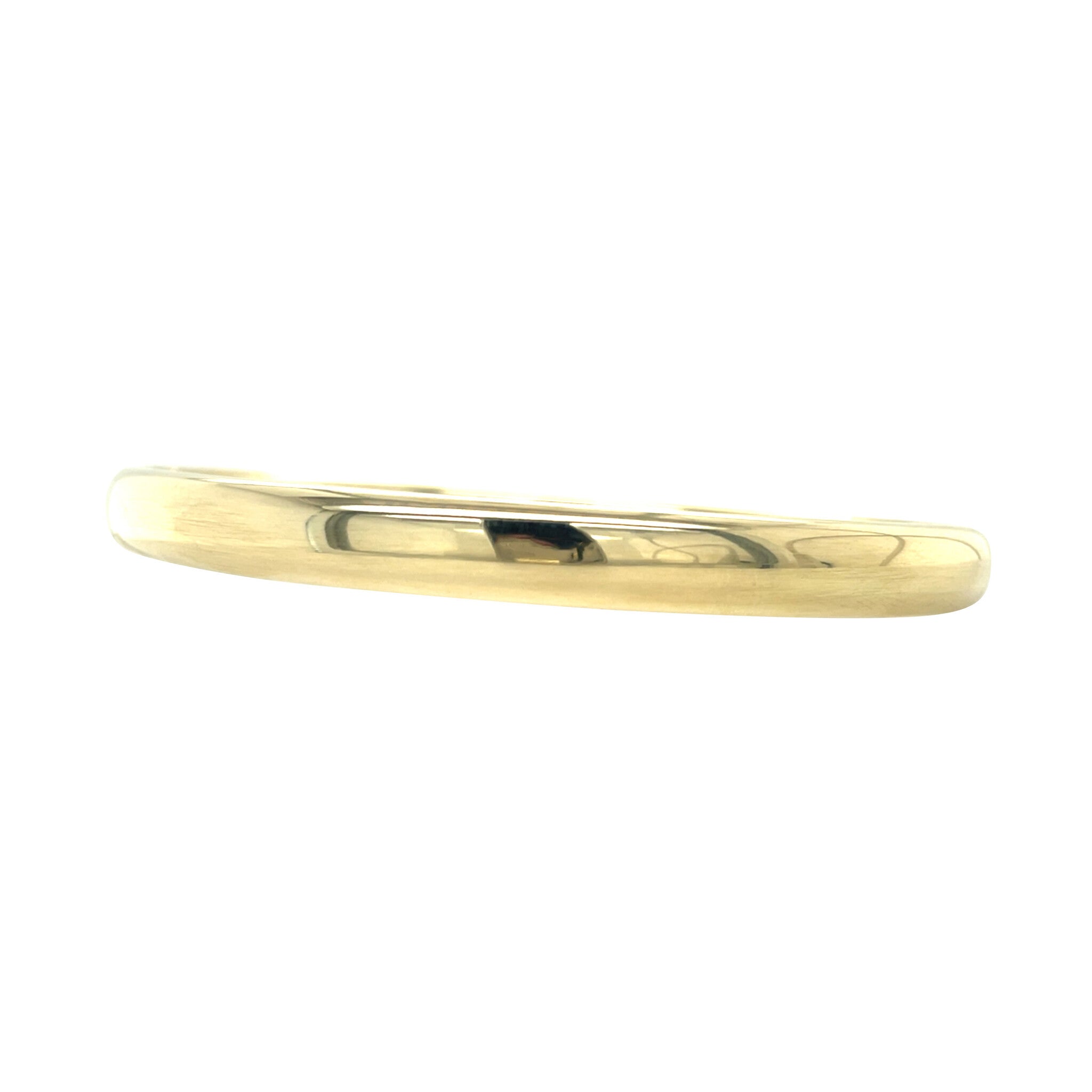 Vintage smooth 14 kt gold bangle