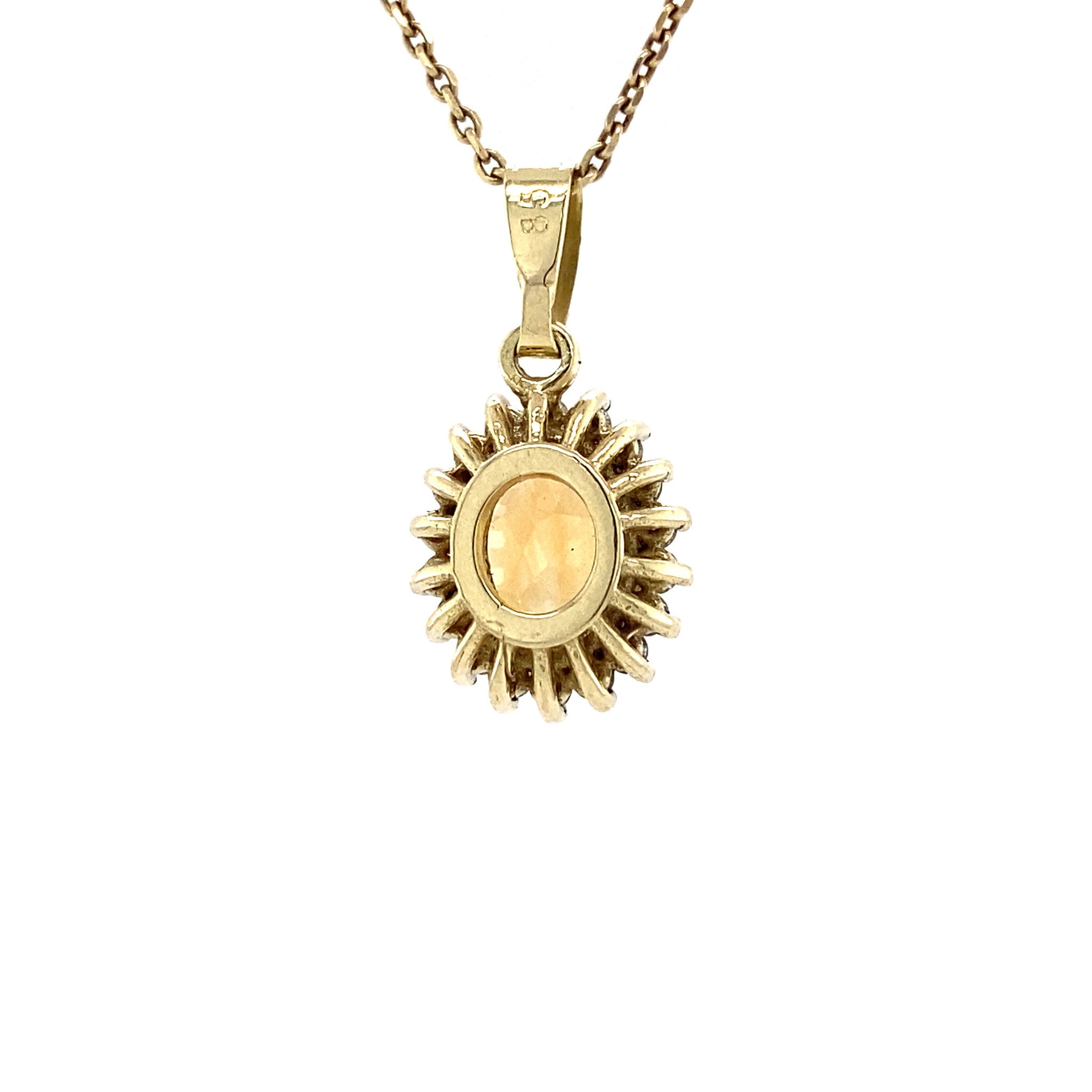 Lady di pendant 14 kt - Sunflower