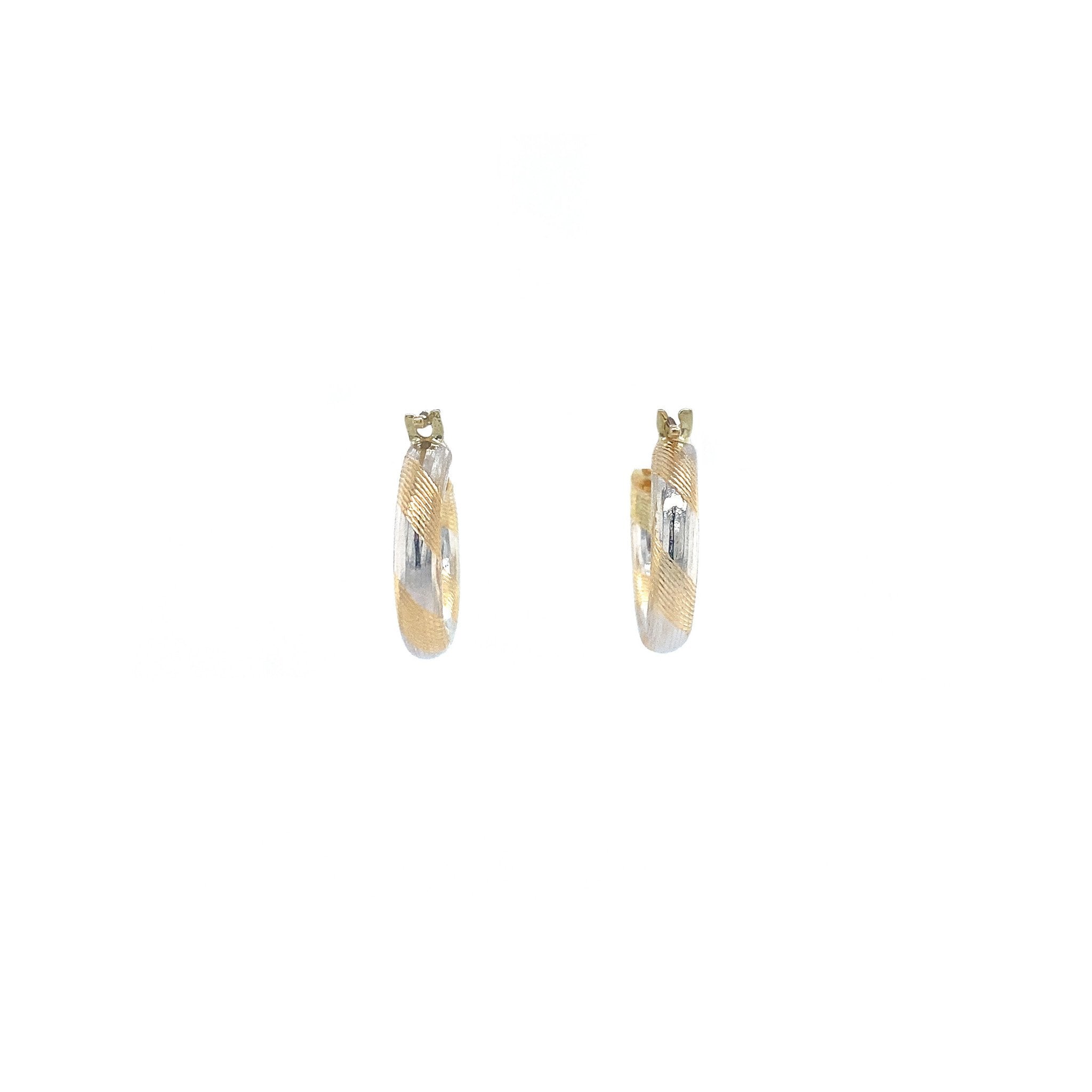 18 kt gold earrings