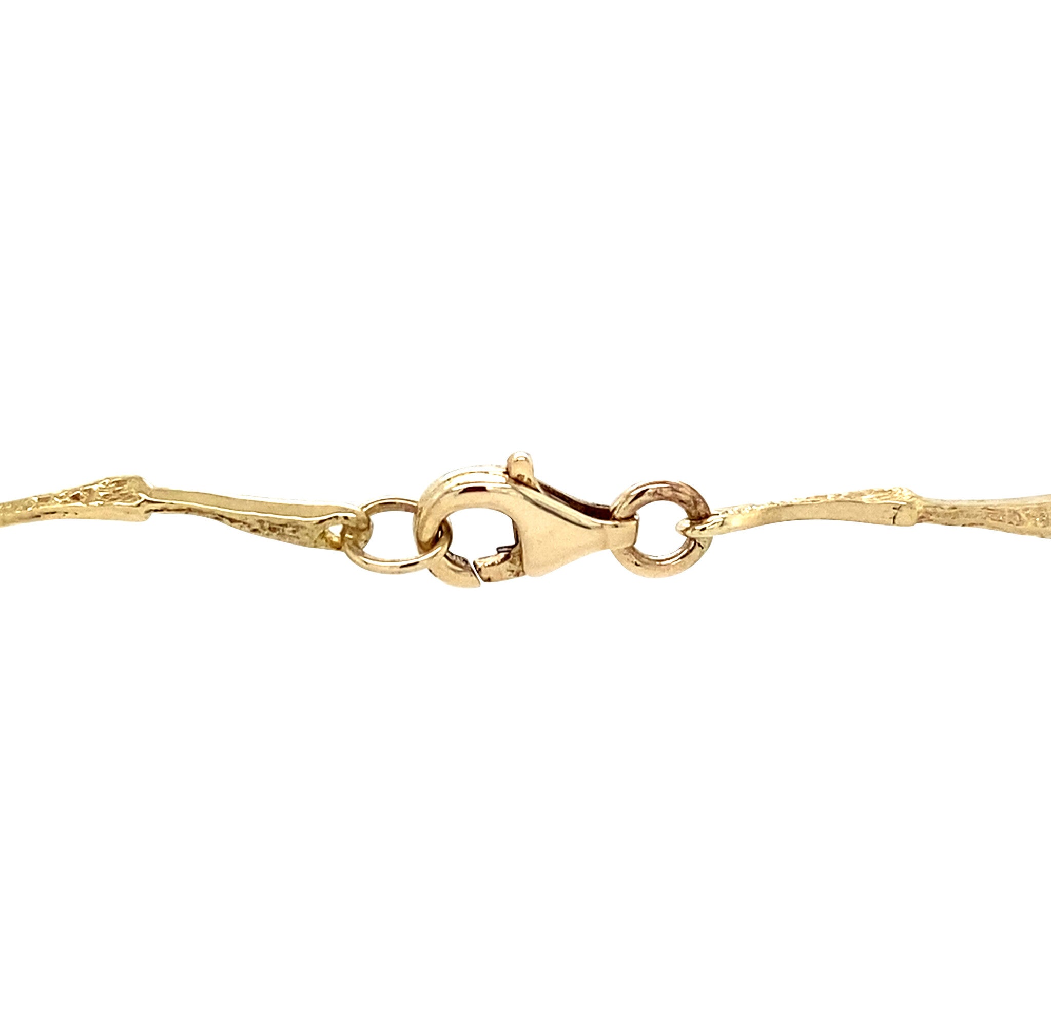 Vintage gold bracelet with pearl, 14 kt