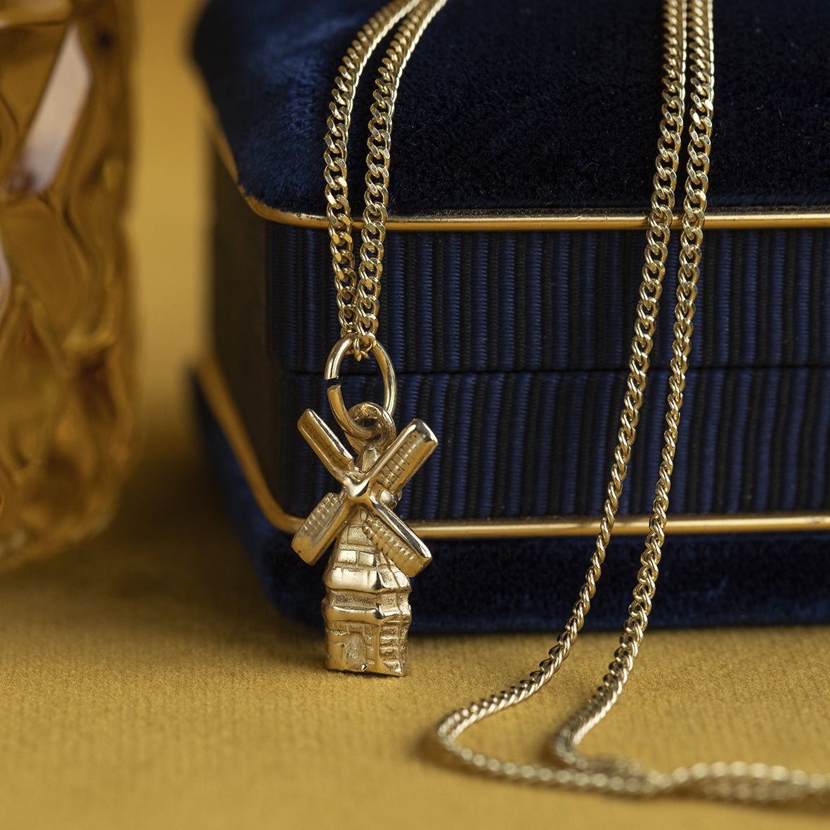 Gouden lengtecollier gourmet 47.5 cm 14 krt