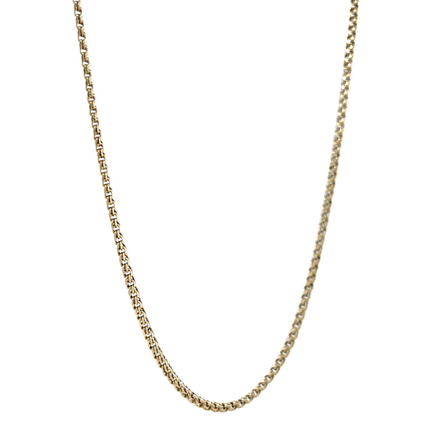 Golden vintage fantasy necklace 14 kt