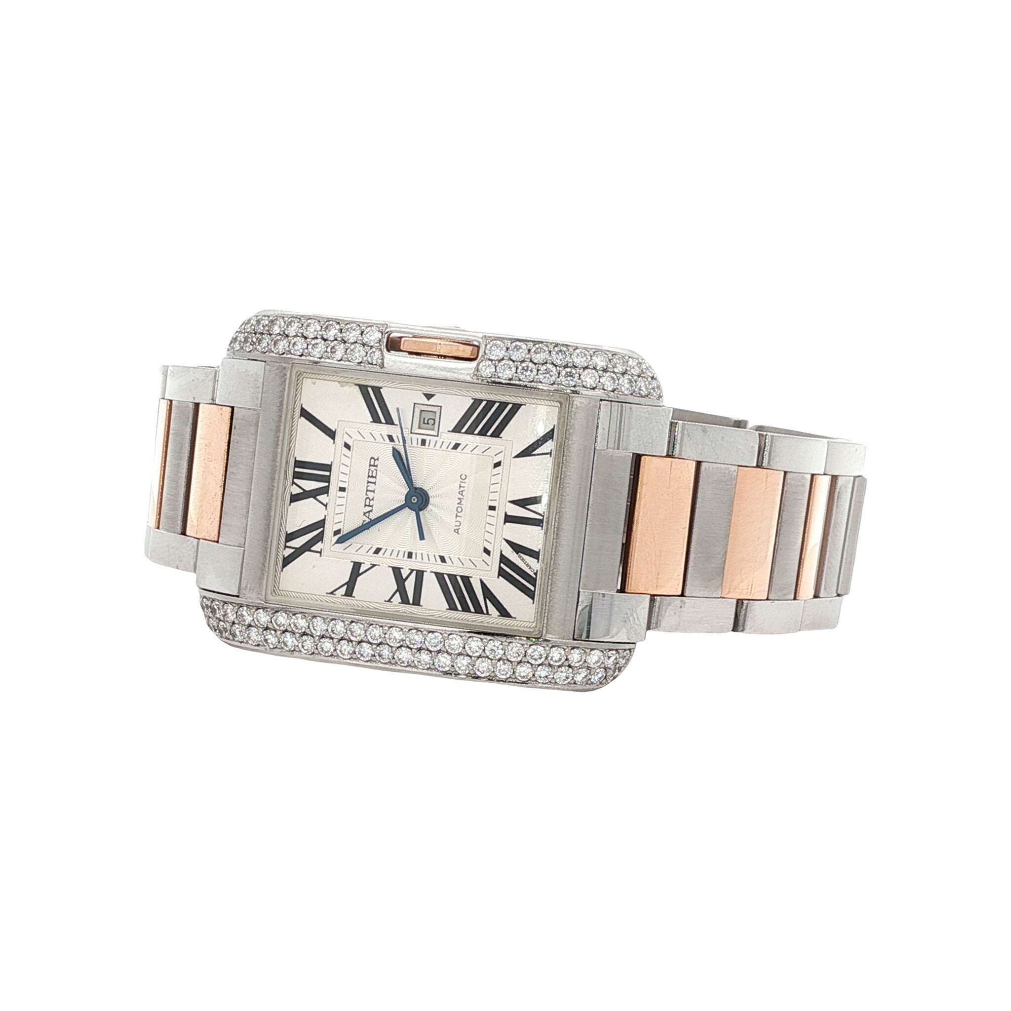 Vintage Cartier Tank Anglaise horloge 18 kt