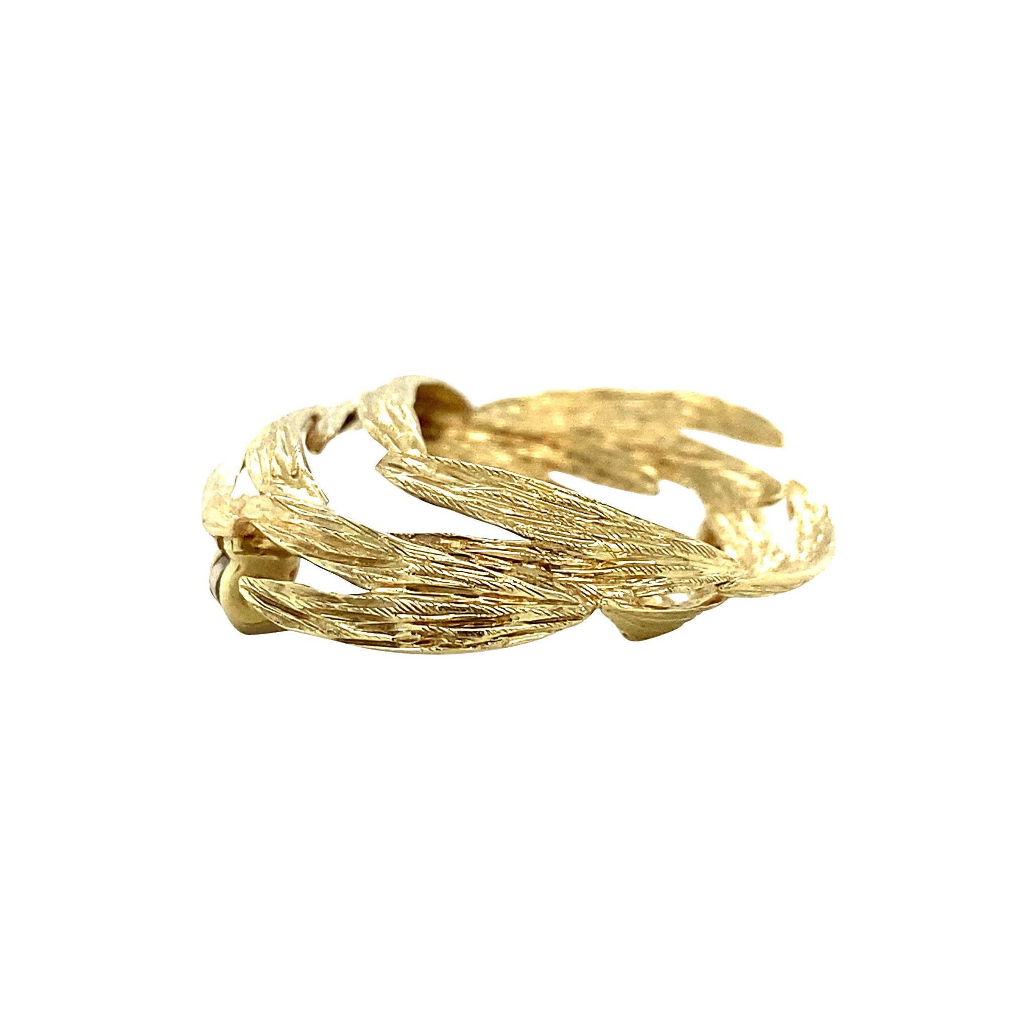 Vintage 14 kt gold fantasy brooch