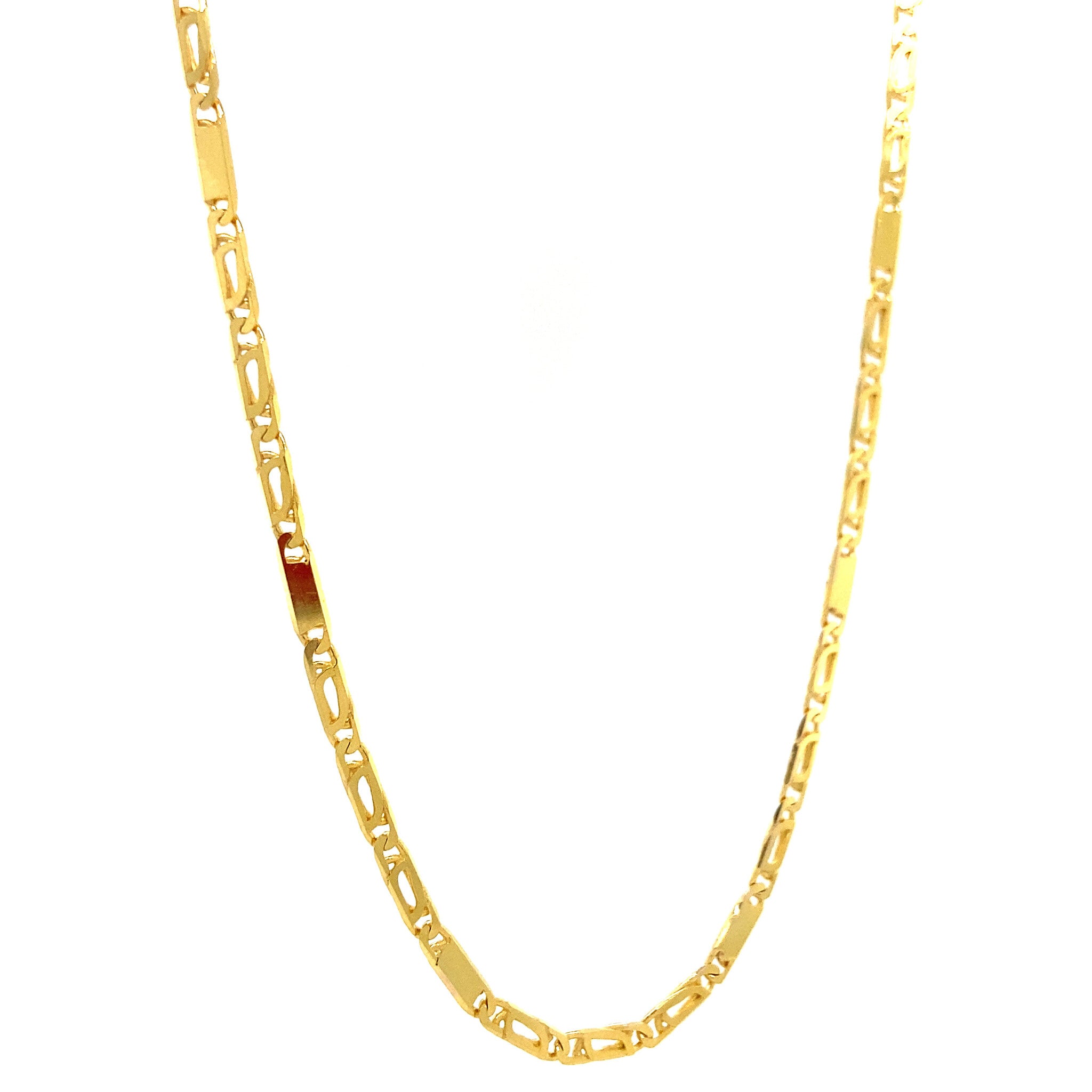 Gold fantasy necklace 14 kt