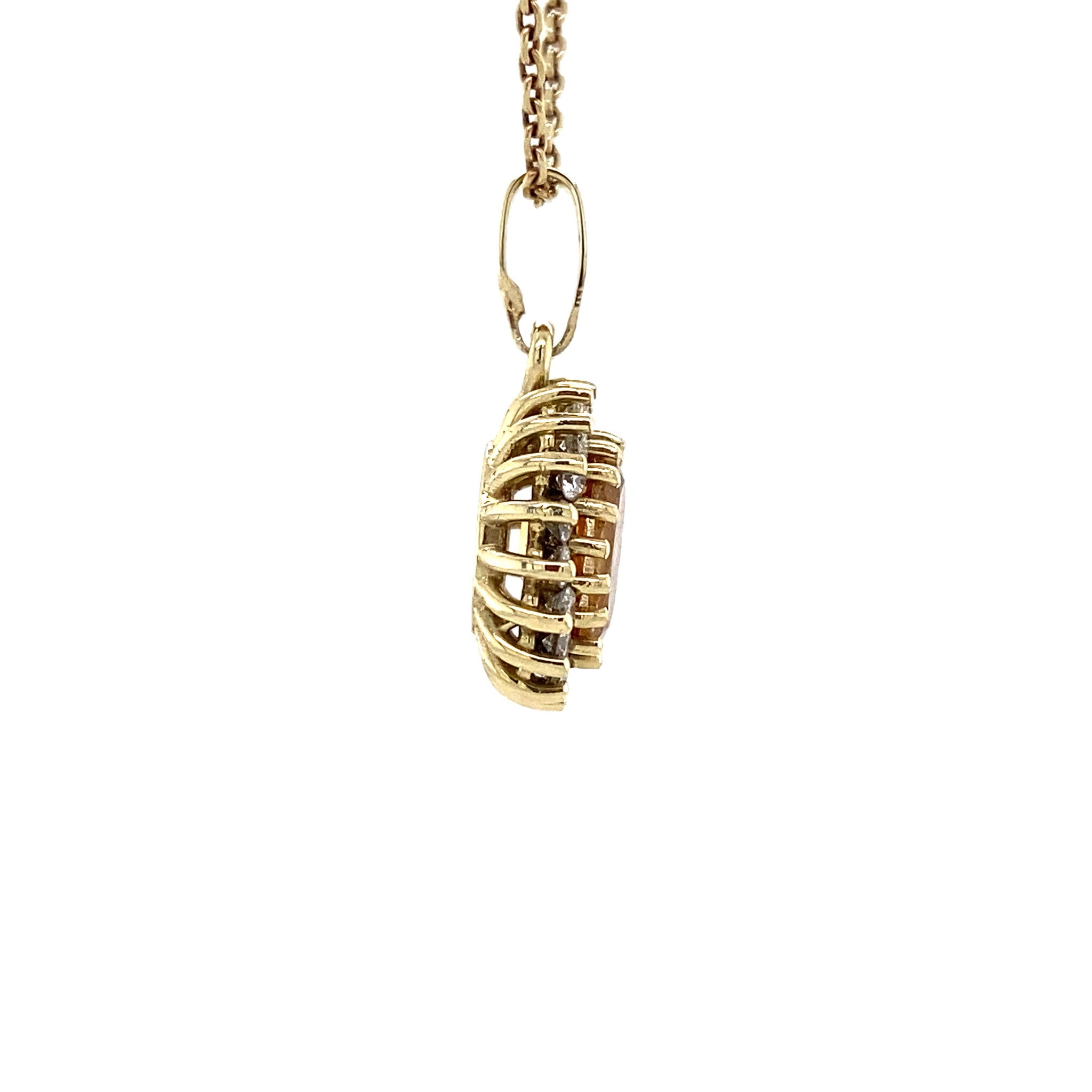 Lady di pendant 14 kt - Sunflower