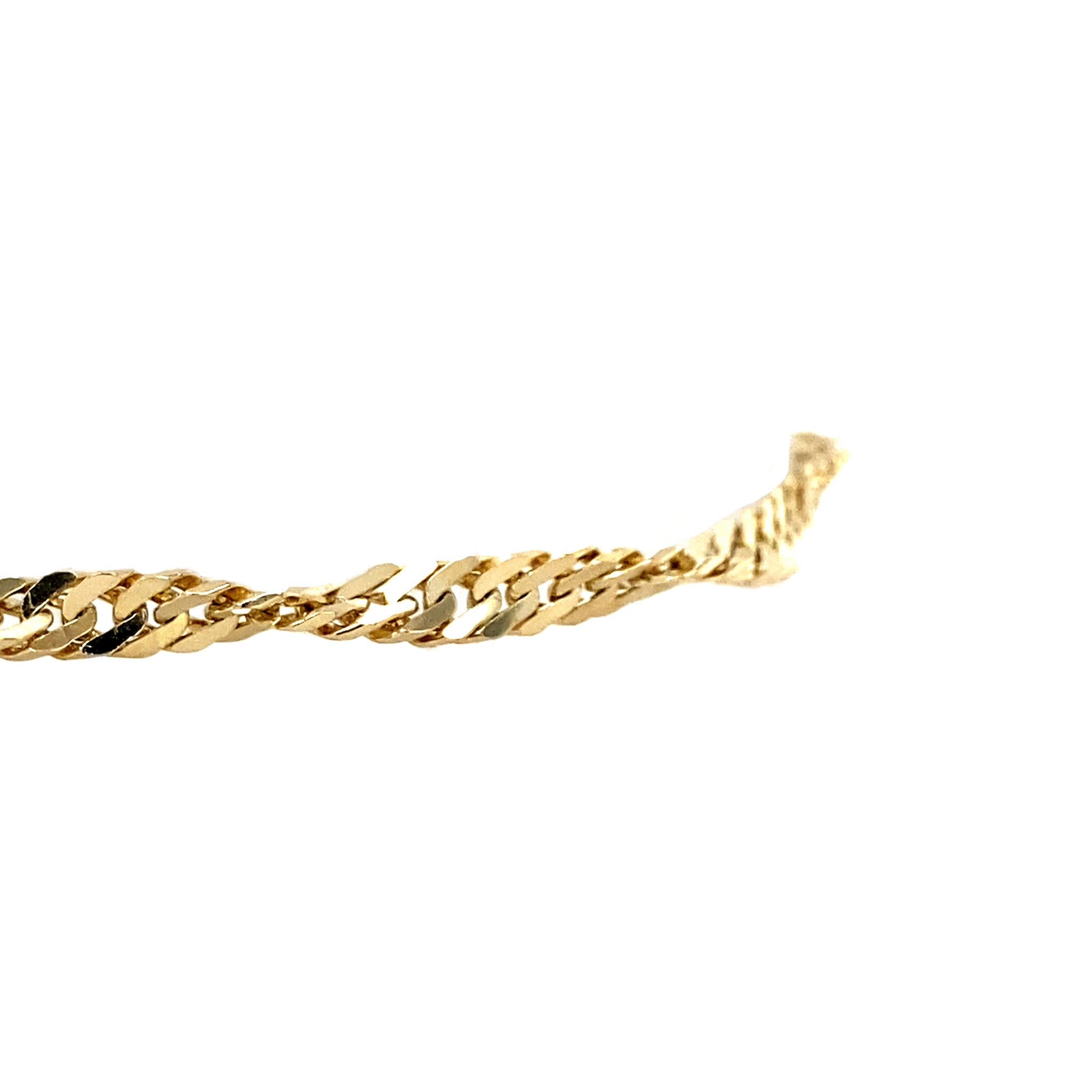 Vintage 14 kt gold Singapore bracelet