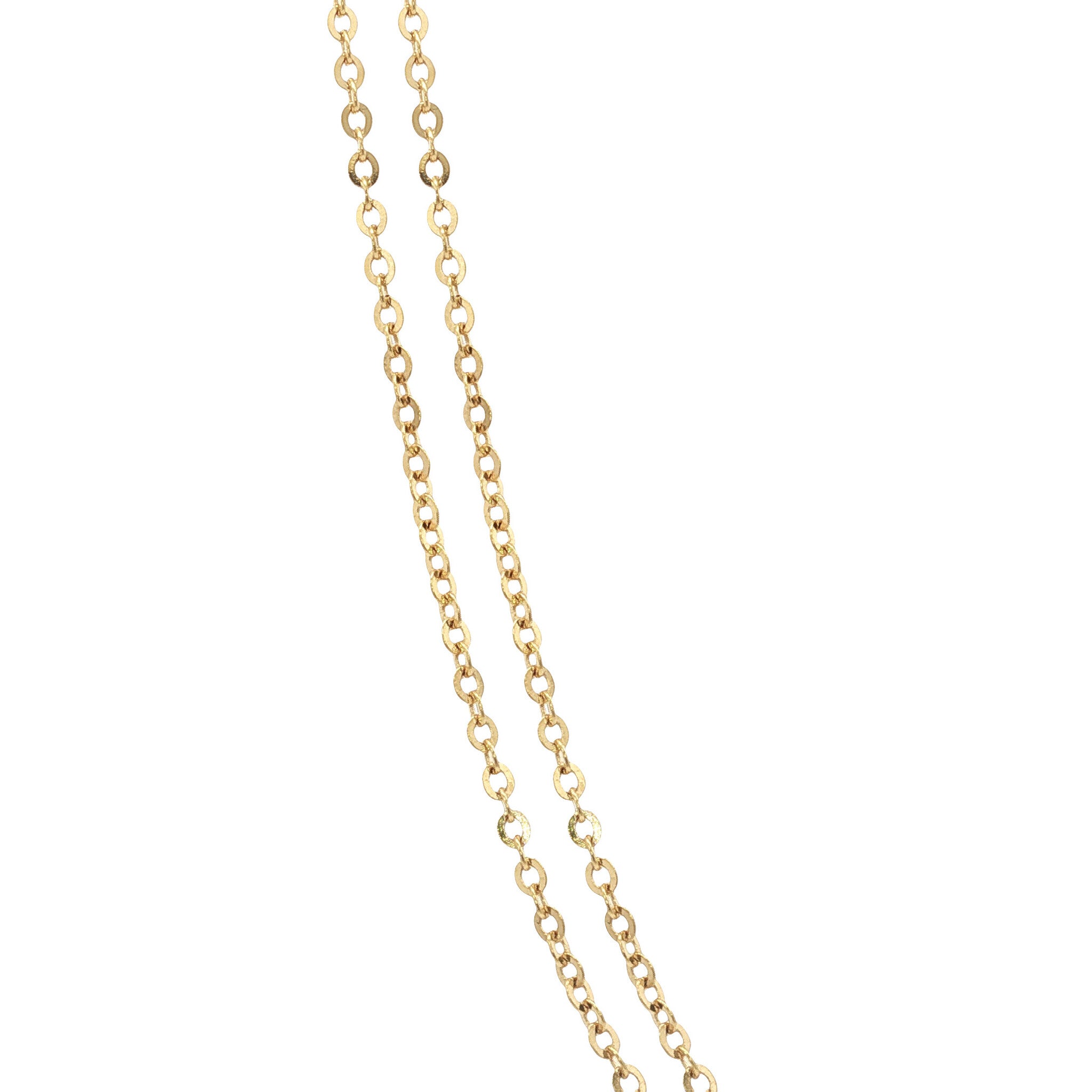 Gouden anker collier 18 kt