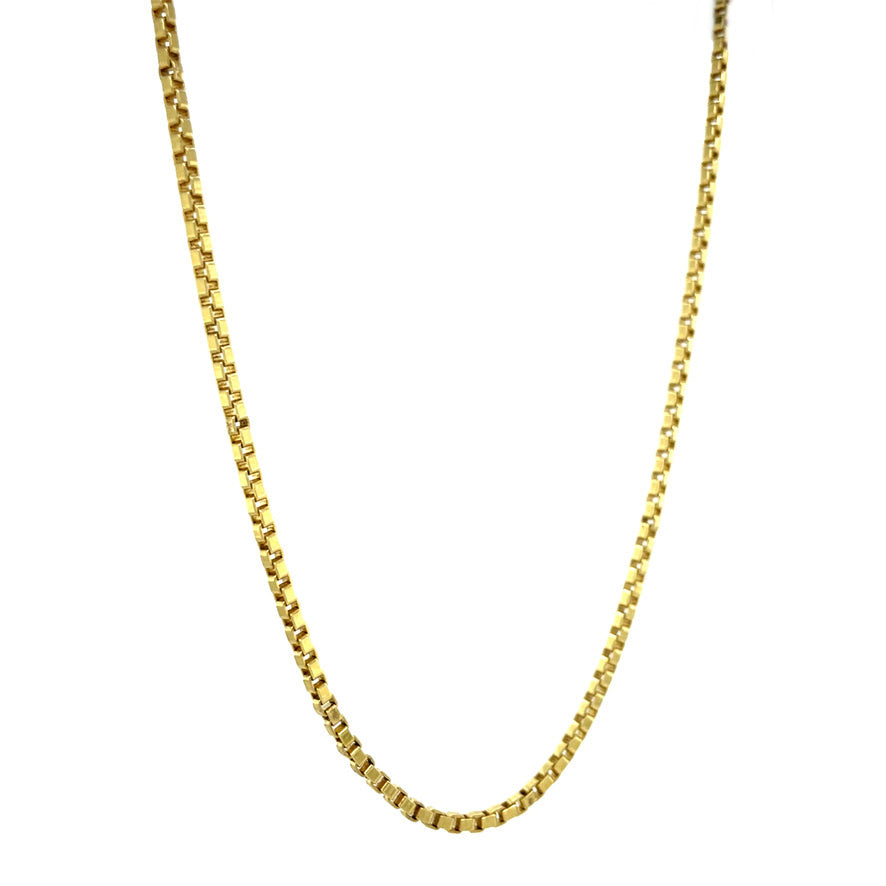 Golden vintage Venetian necklace 14 kt