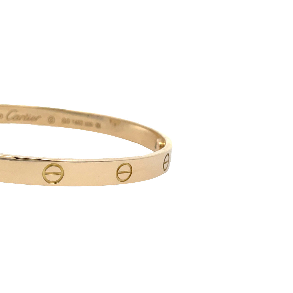 Gouden vintage Cartier LOVE armband 18 kt