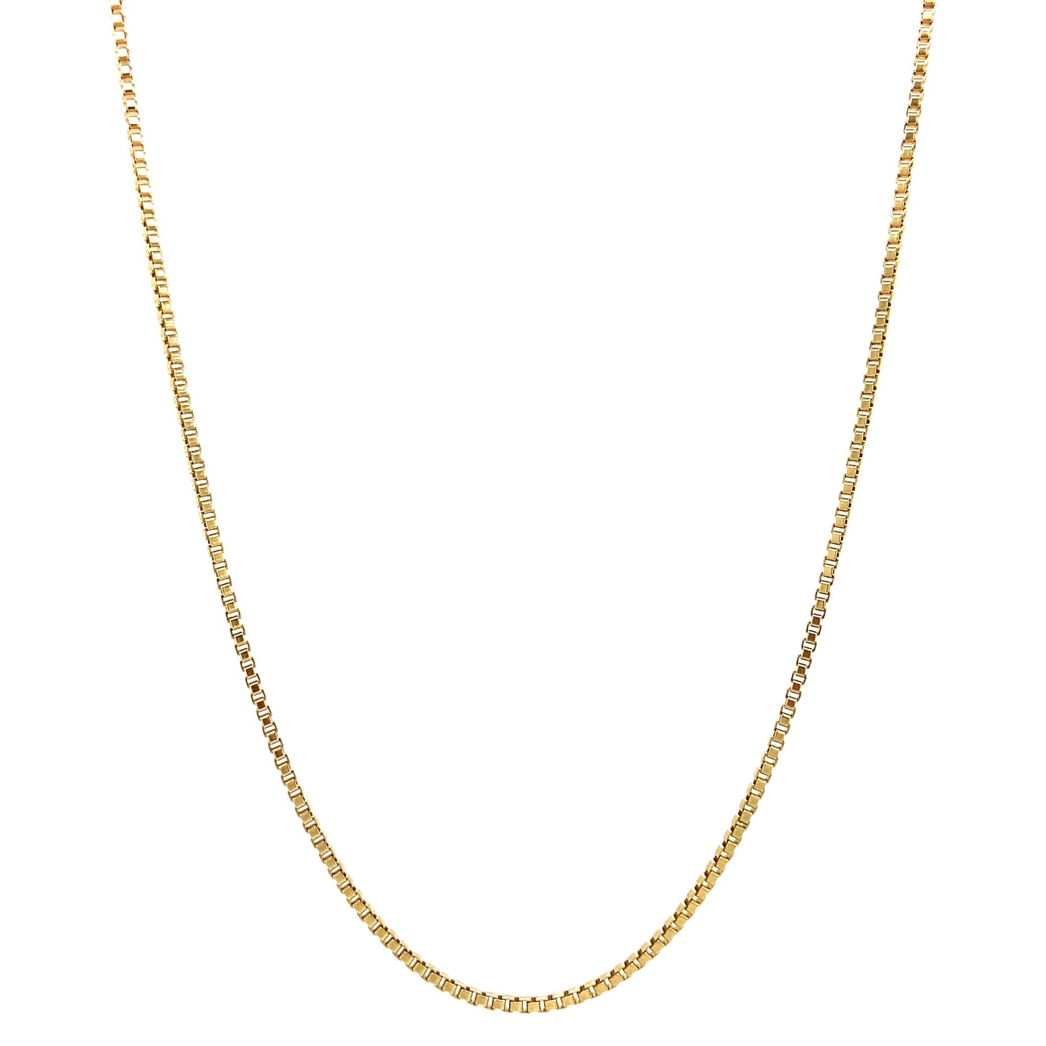 Gouden venetiaan lengtecollier 14 krt