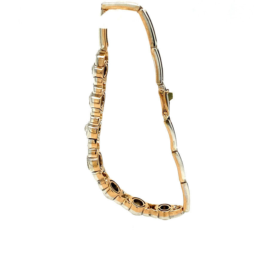 Gouden armband met diamant 14 krt/925