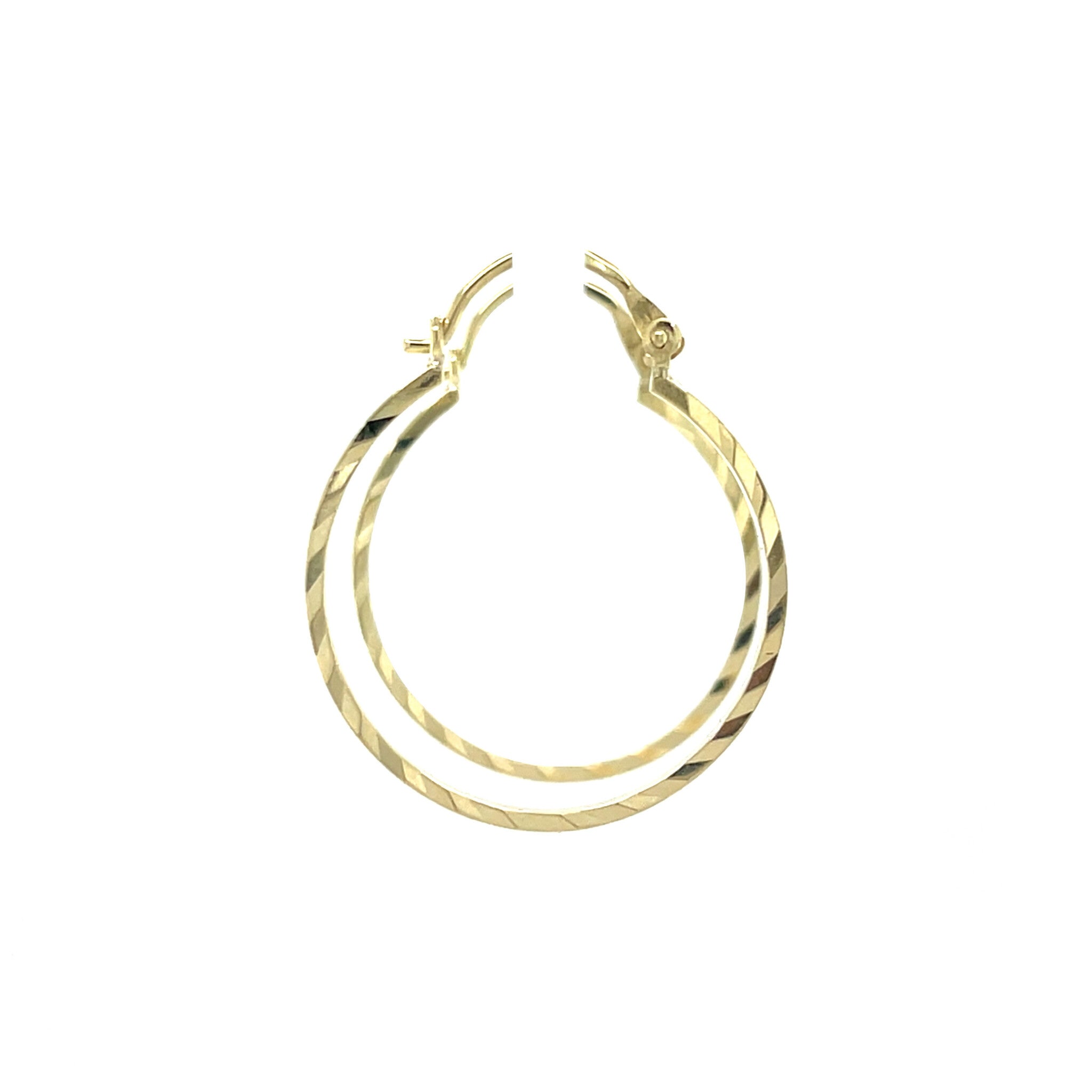 Golden vintage fantasy earrings 14 kt