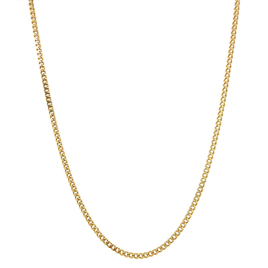 Gouden gourmet lengtecollier 14 krt