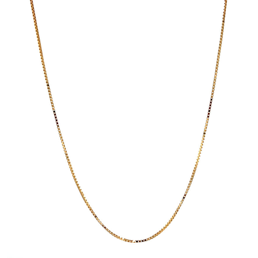 Gold venetian necklace 14 krt