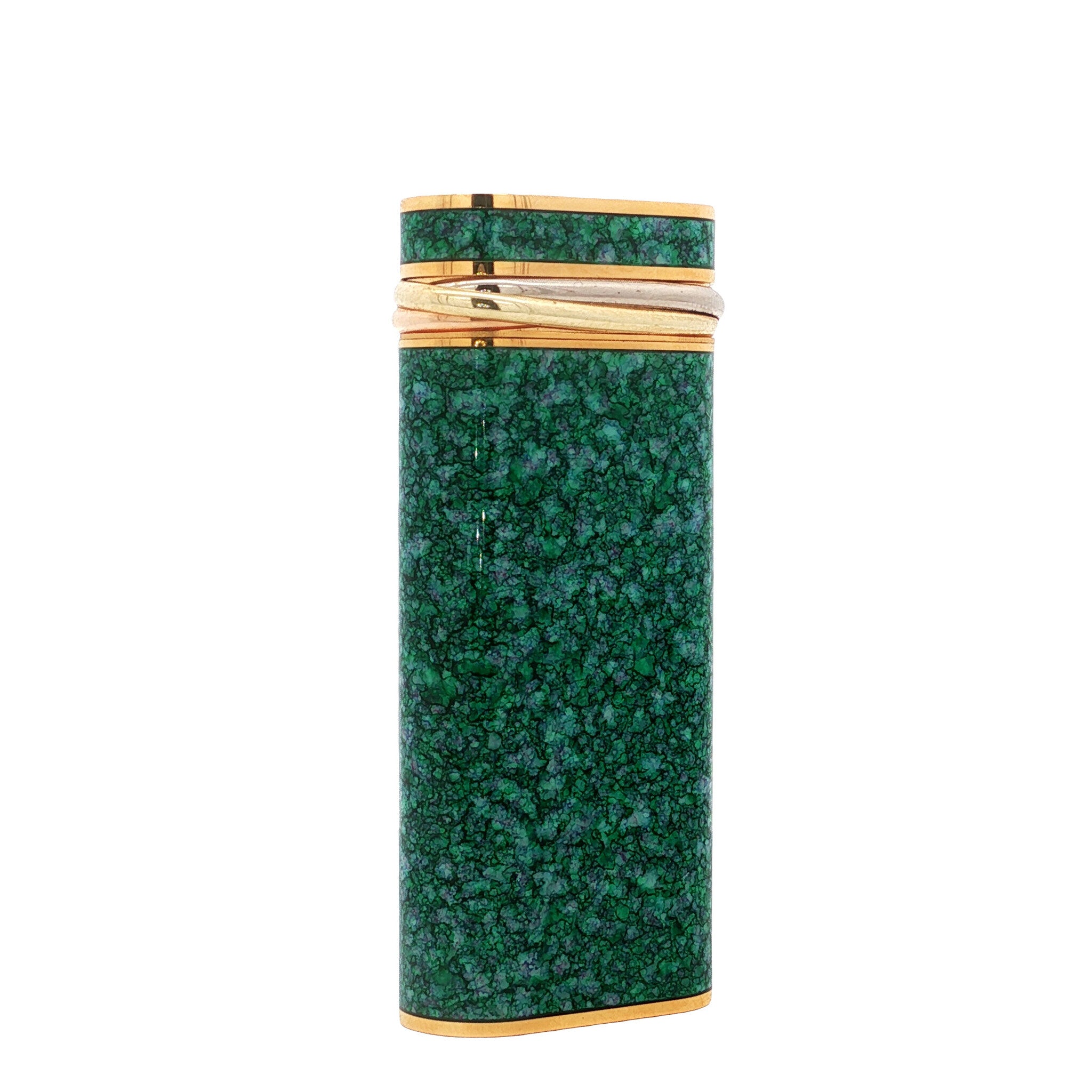 Vintage Must de Cartier green marble aansteker