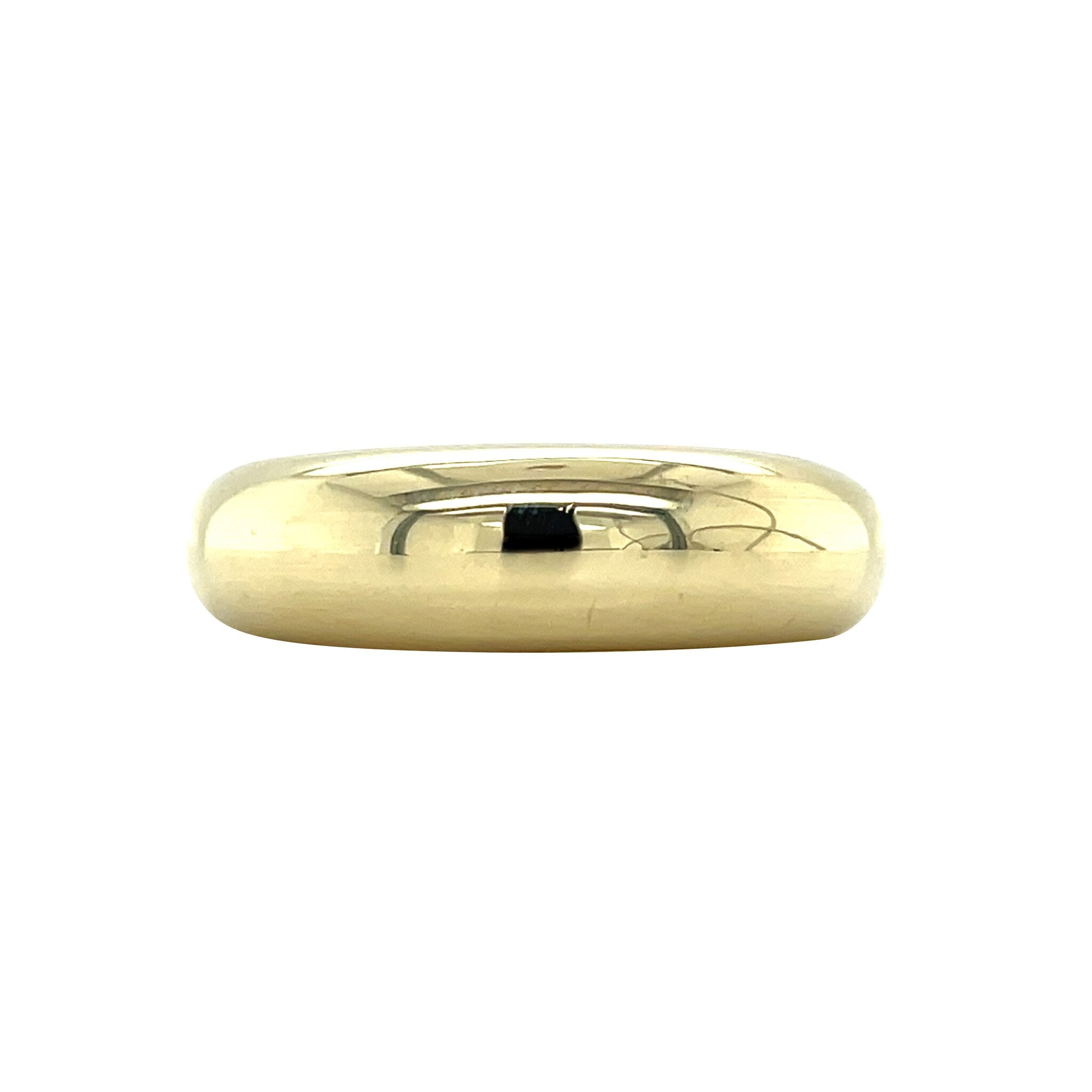 14 kt vintage gold balloon ring