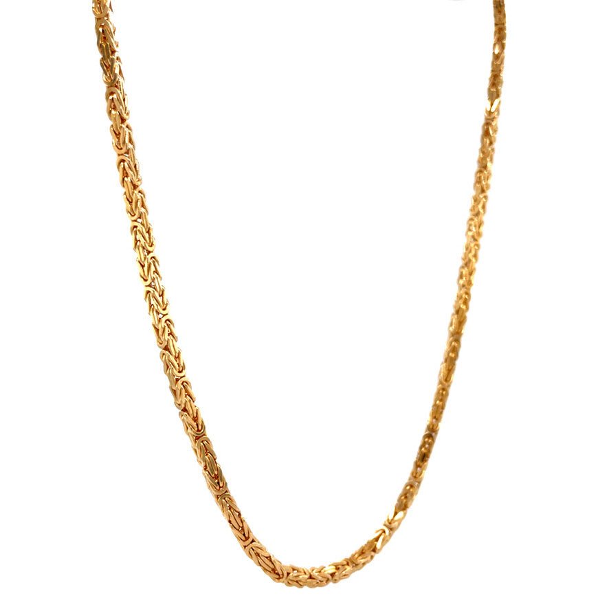 Gouden vintage konings collier 18 krt