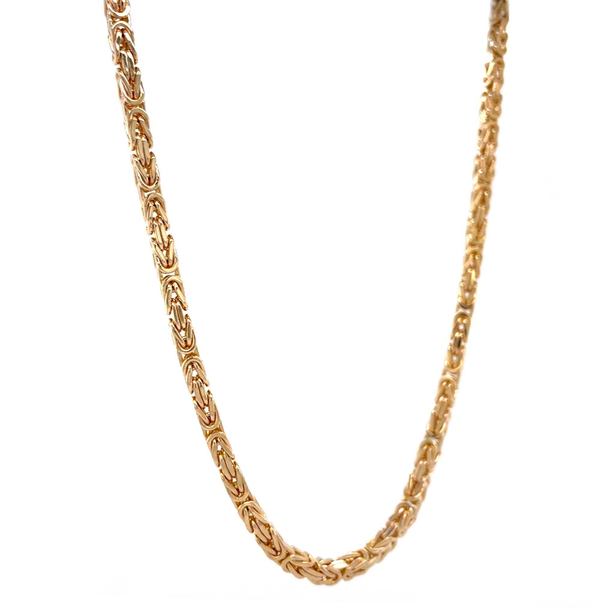 Gouden vintage konings collier 14 krt