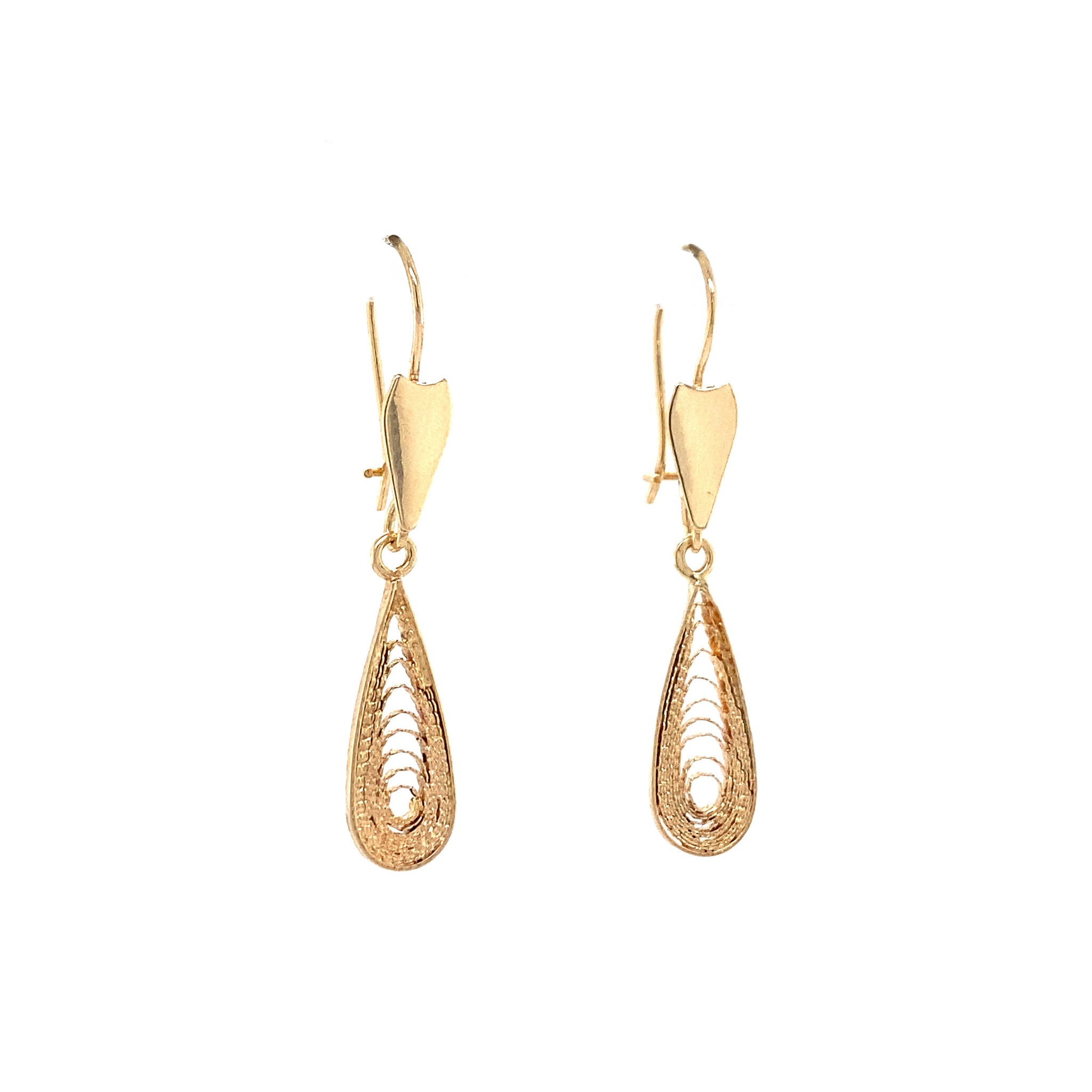 Gold earrings 14 krt