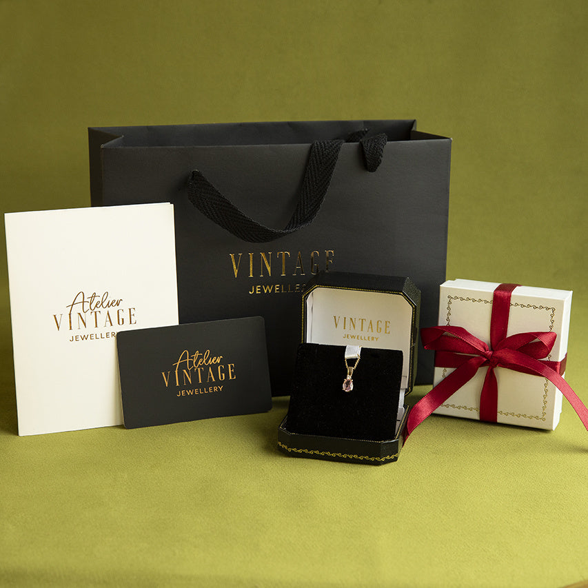 Grace pendant 14 kt - Pink sakura