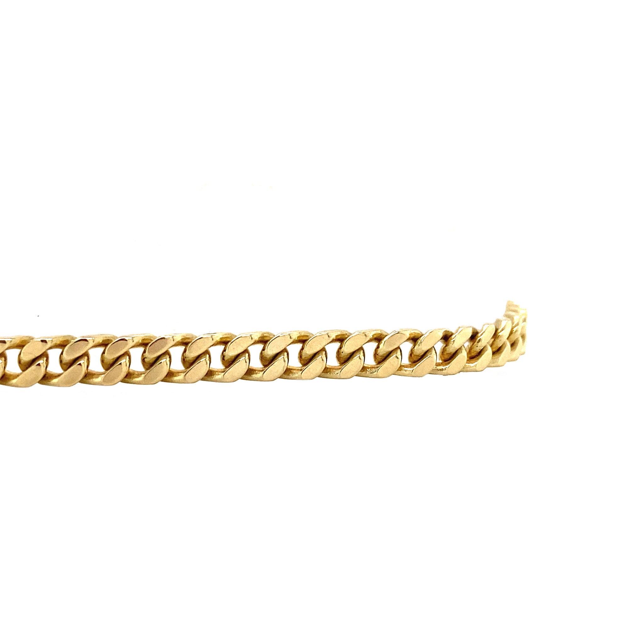 Vintage gold gourmet bracelet 14 kt