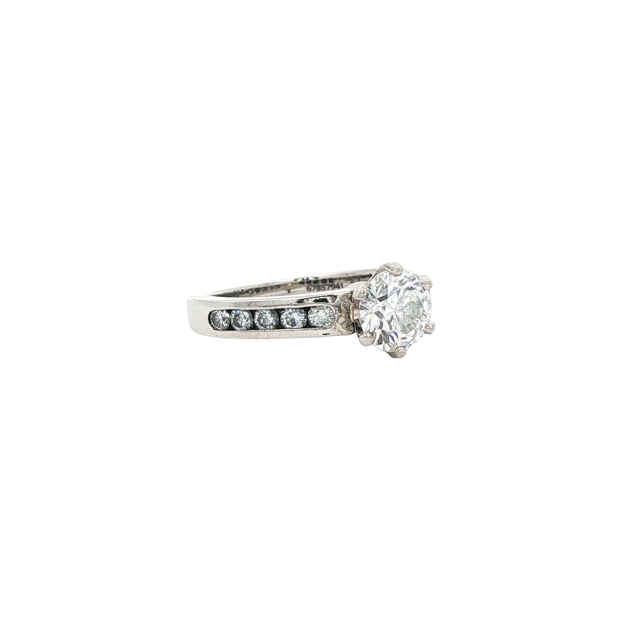 Tiffany & Co. platinum diamond ring 850