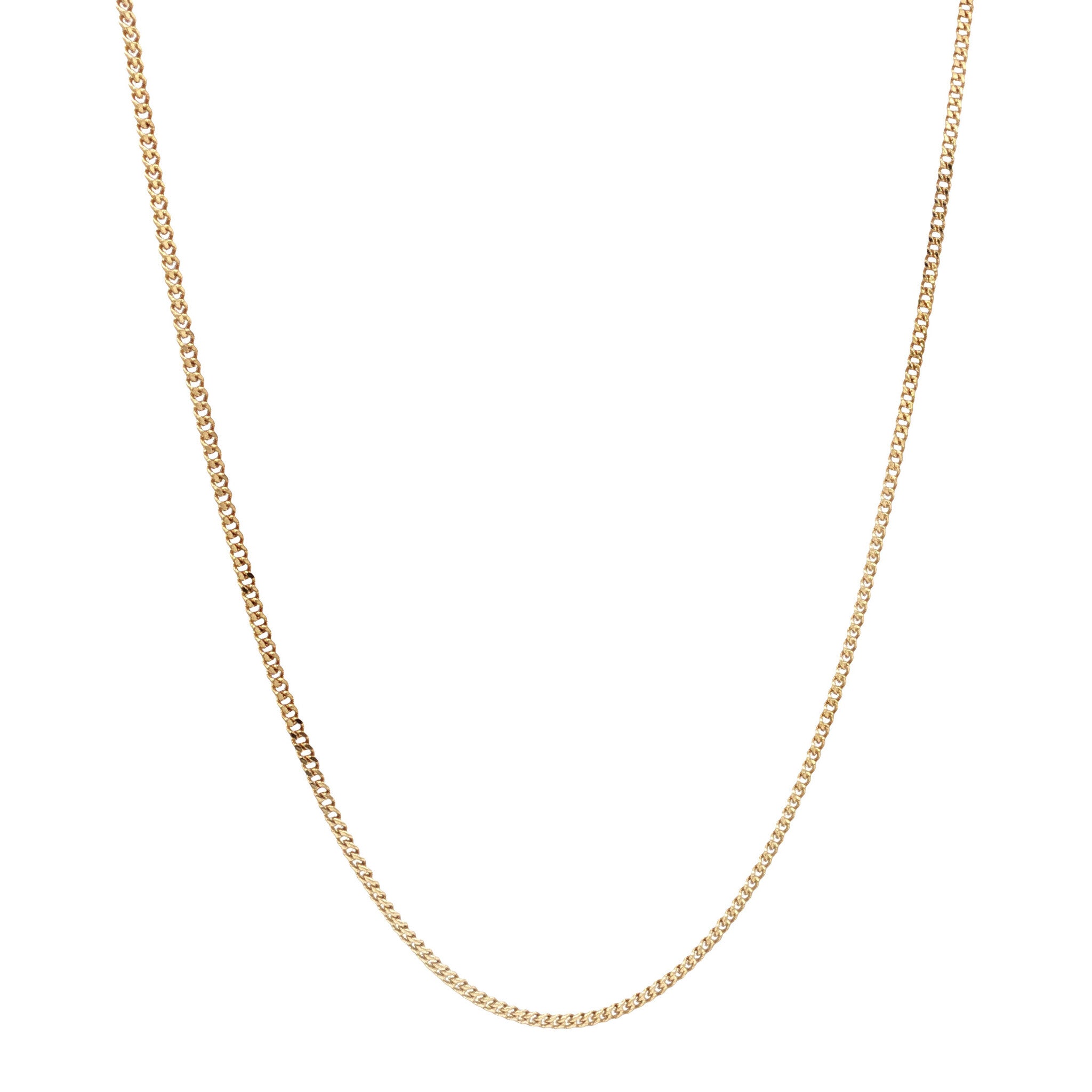 Gold gourmet necklace 14 kt
