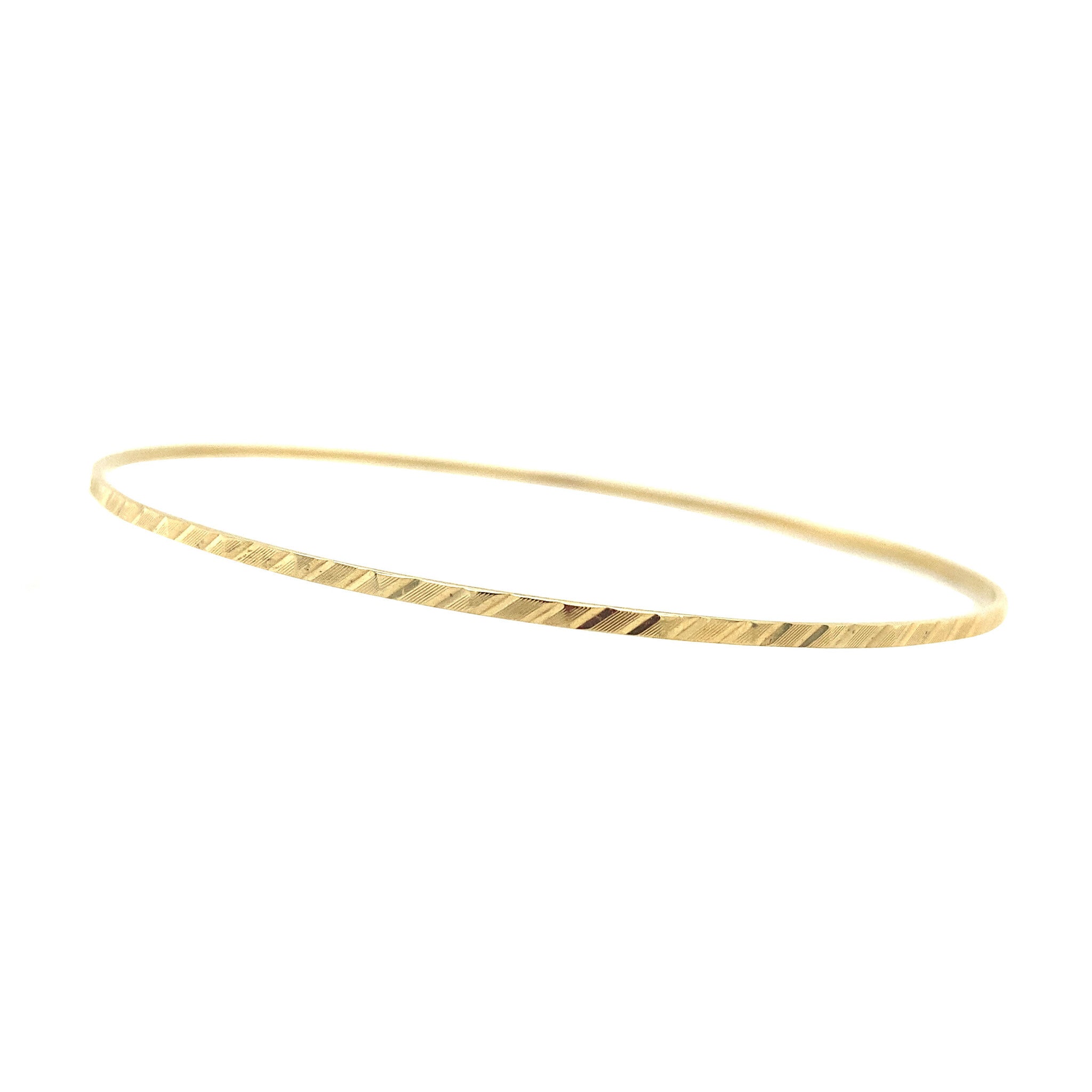 Gouden bewerkte rinkelarmband 14 krt