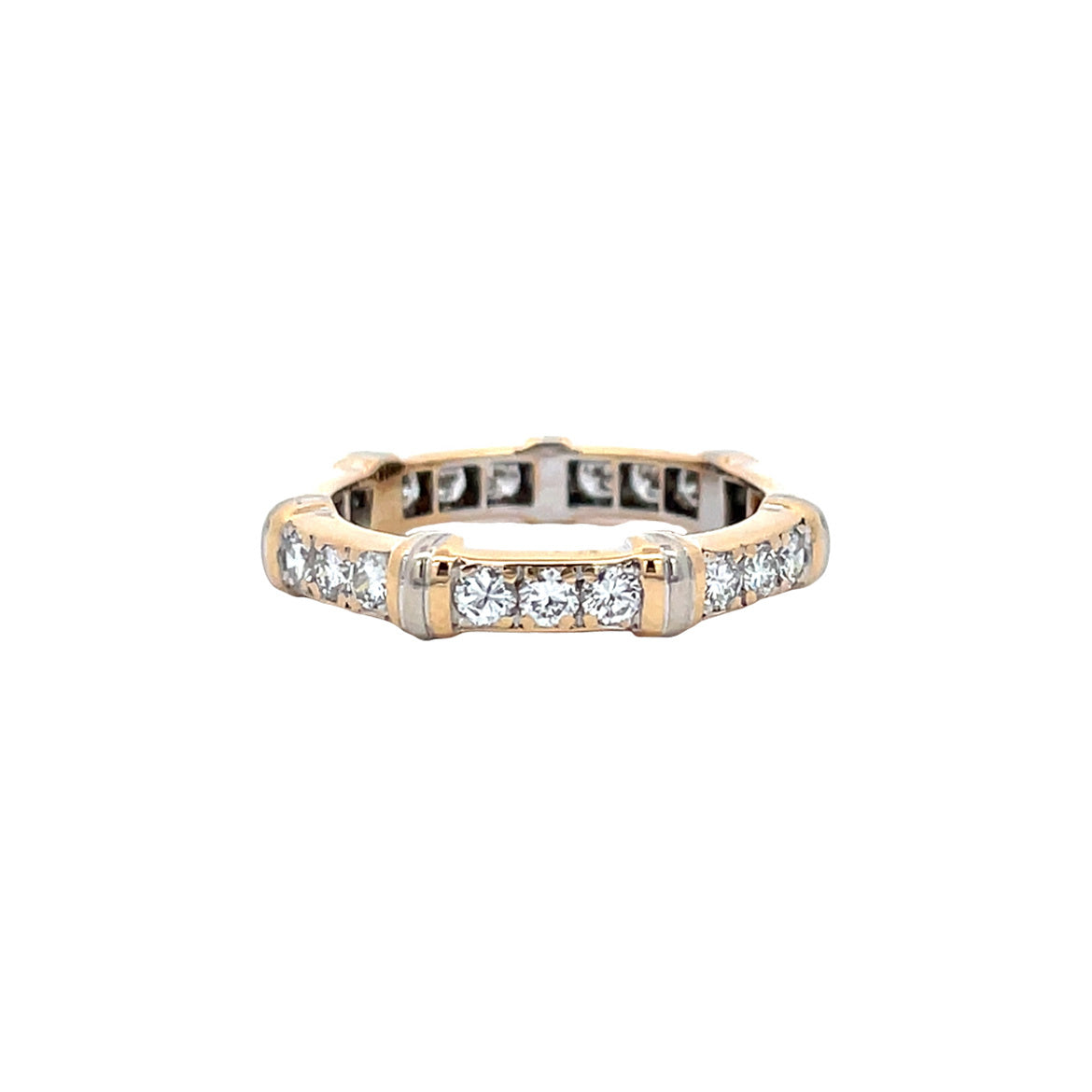 Gouden vintage Cartier ring met diamant 18 kt