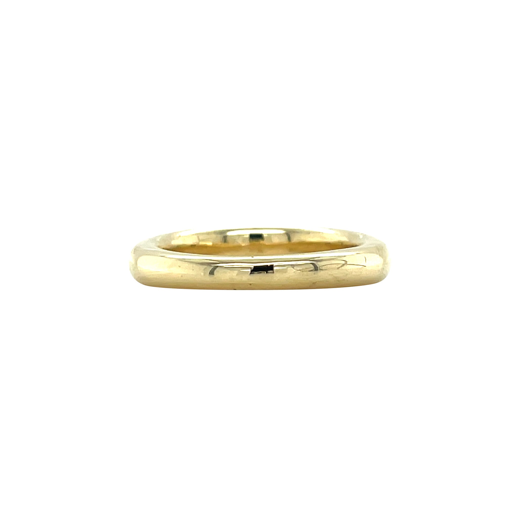 Gouden vintage ballon ring 14 kt