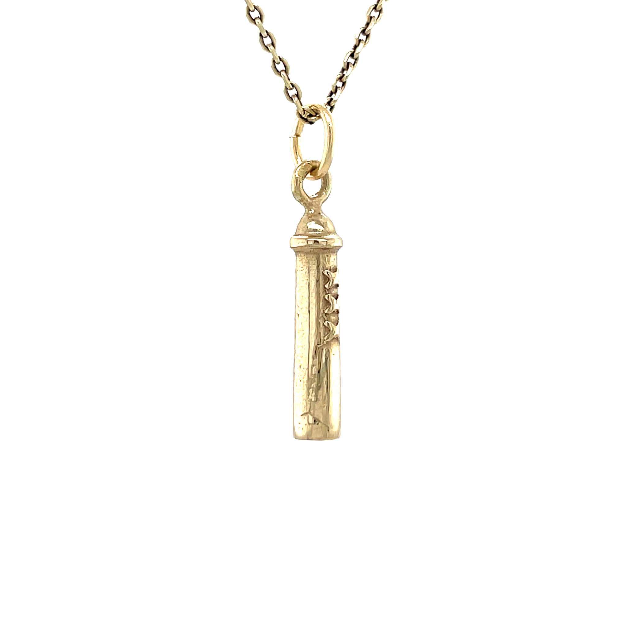 Gouden vintage Amsterdammertje hanger 14 krt