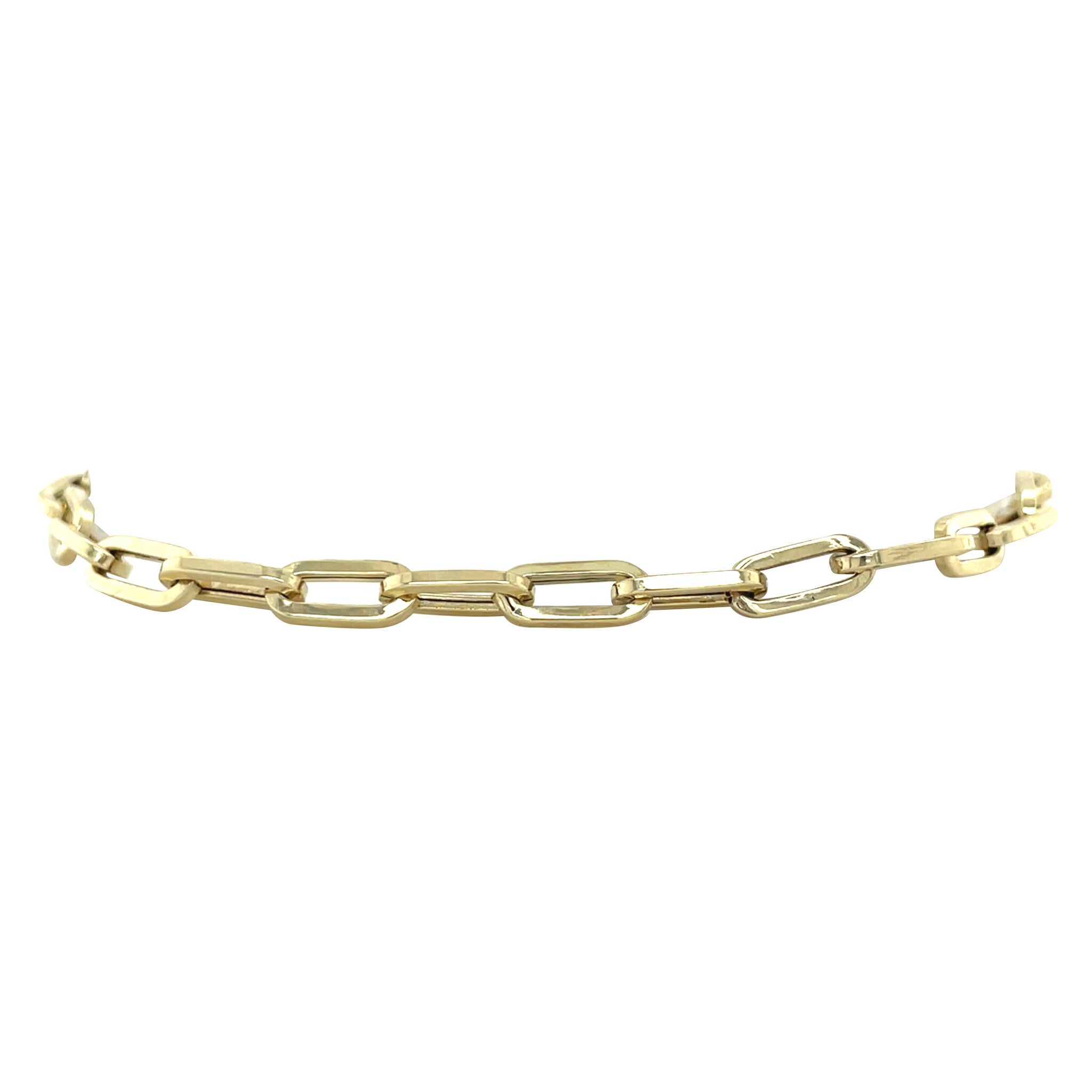 Gouden vintage closed forever armband 14 kt