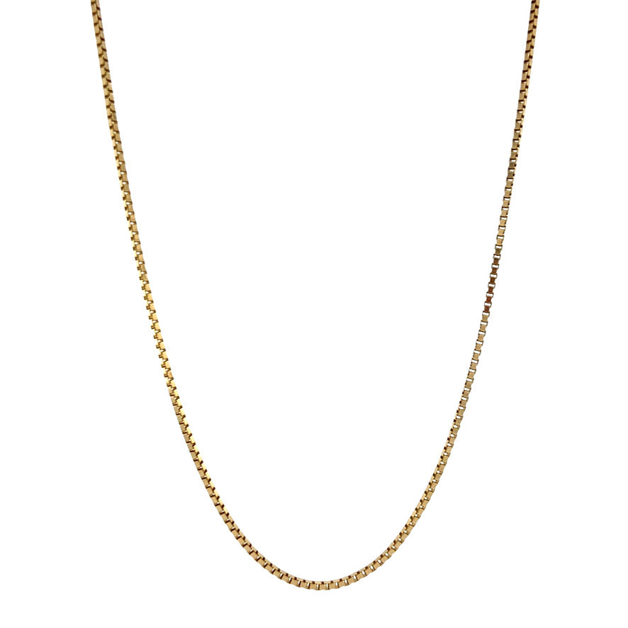 Vintage 14 kt gold Venetian long necklace