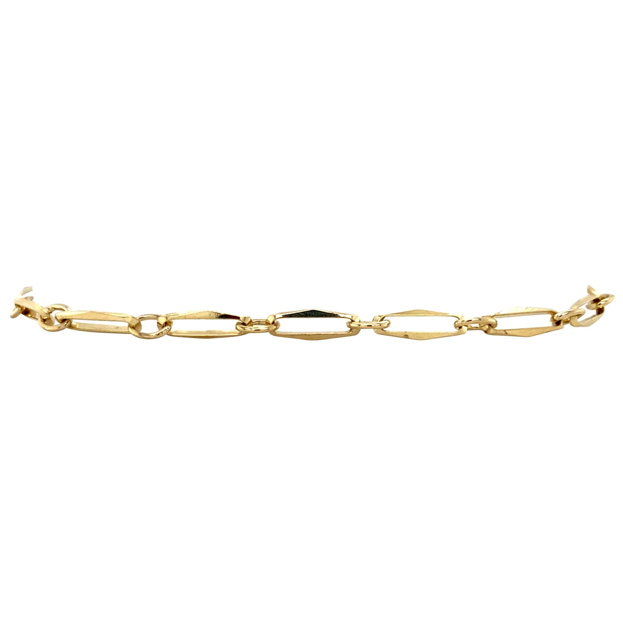Vintage gold "Closed for ever" bracelet 14 kt