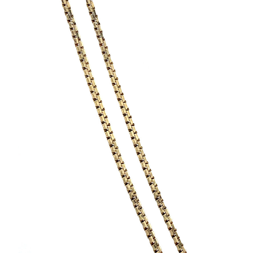 Gouden vintage fantasie collier 14 krt