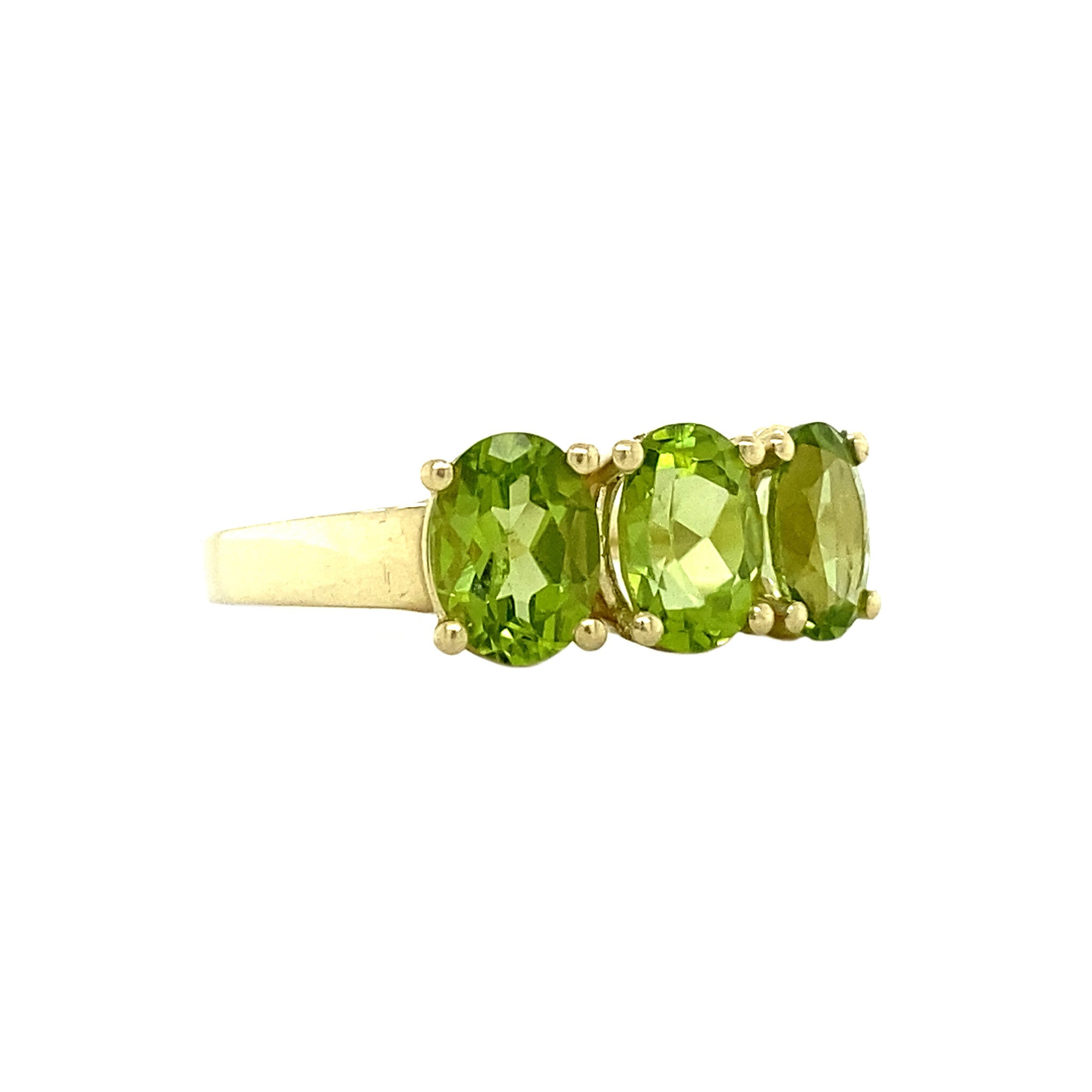 Marlene ring 14 kt - Lime